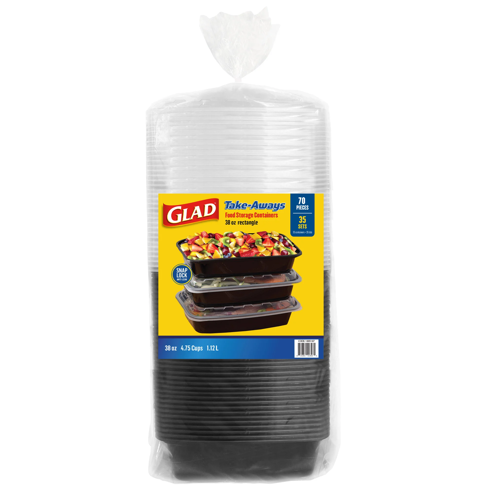 Glad Take-Aways Containers with Lids