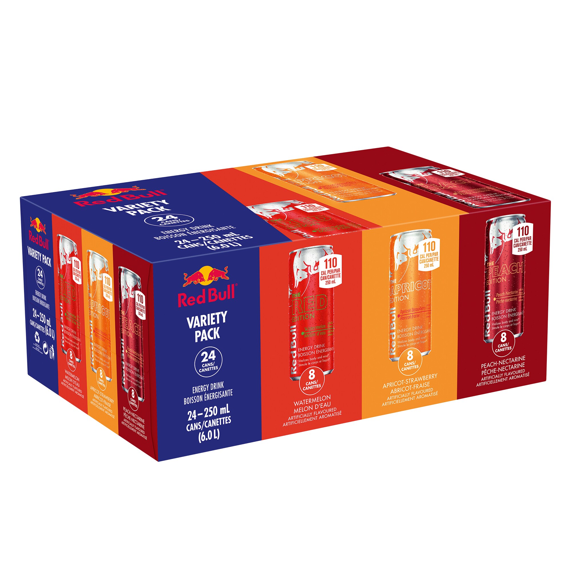 Red Bull Variety Pack, 24 x 250 mL