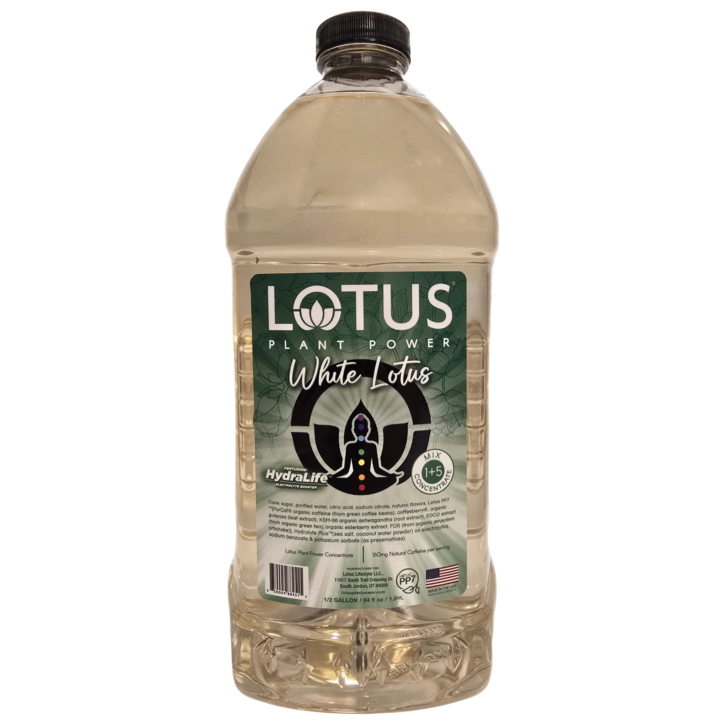 Lotus Plant Power Energy Concentrate Mix, White Lotus, 64 fl oz