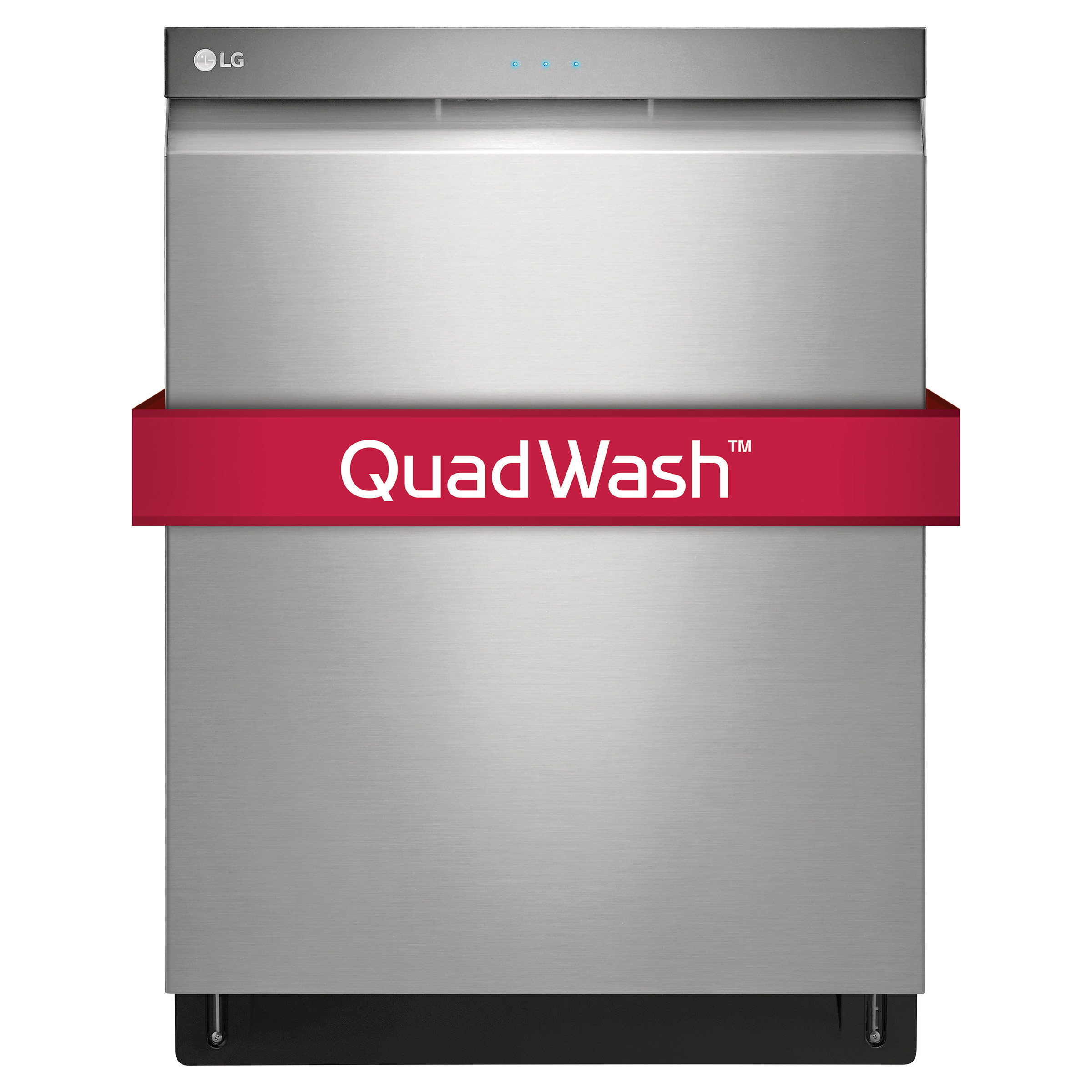 LG 24 in. Stainless-steel Built-in Top Control Dishwasher with Adjustable Third-level Rack