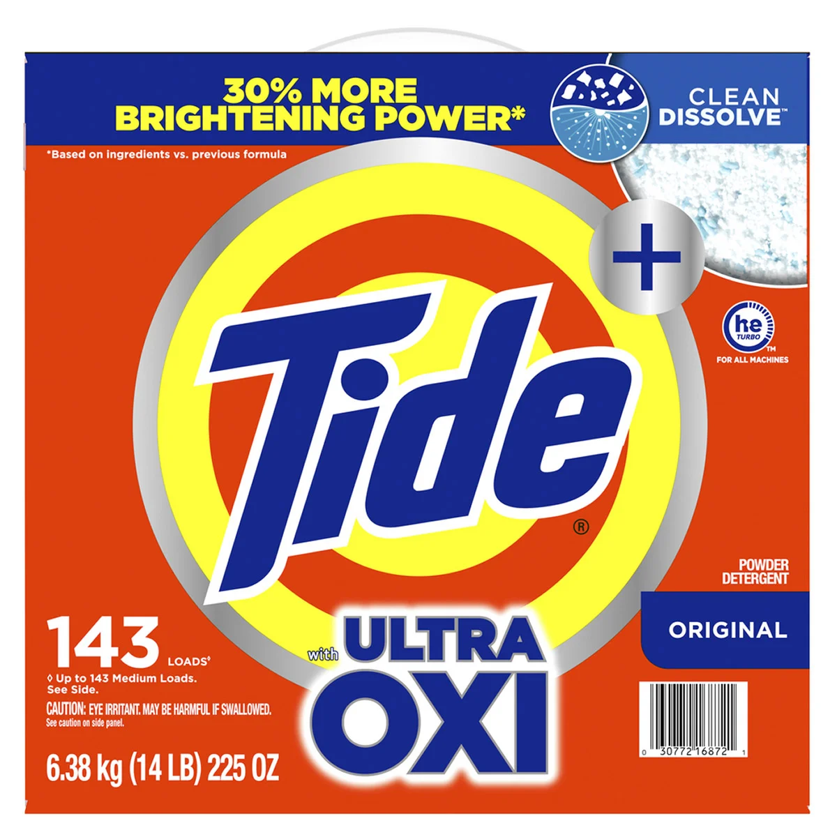 Tide + Ultra OXI HE Powder Laundry Detergent