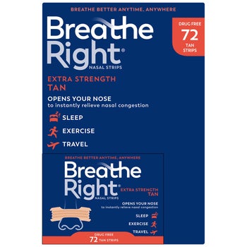 Breathe Right Tan Nasal Strips