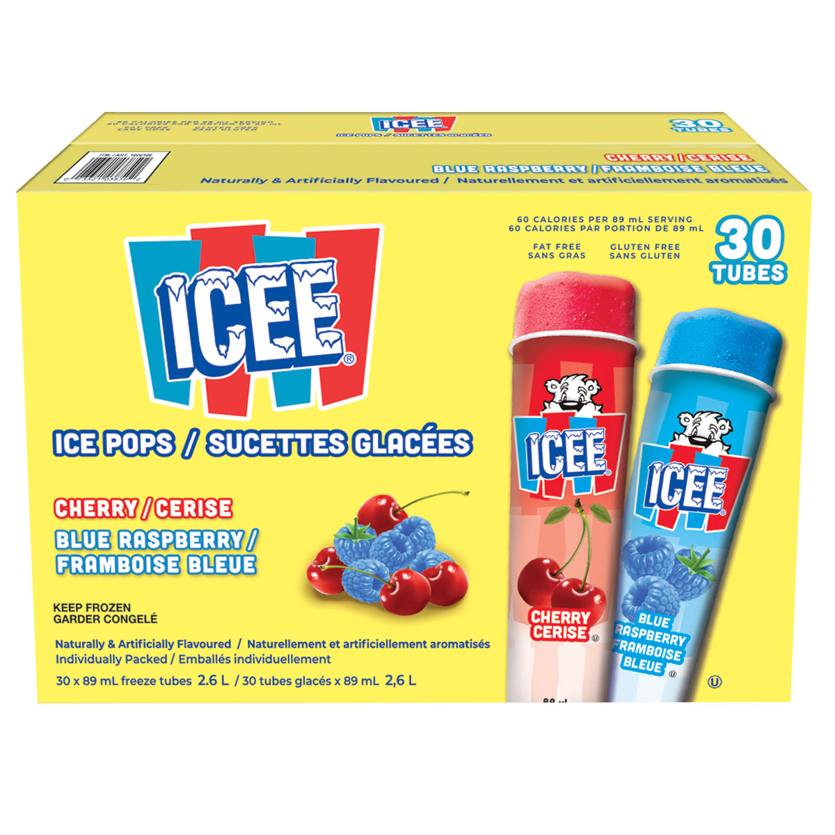 Icee Ice Pops 30 x 89ml