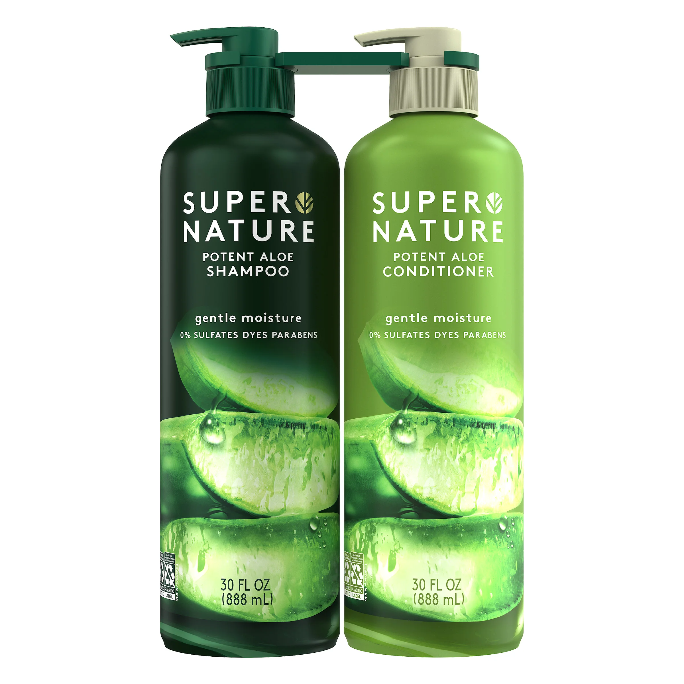 Super Nature Potent Aloe Shampoo and Conditioner Set