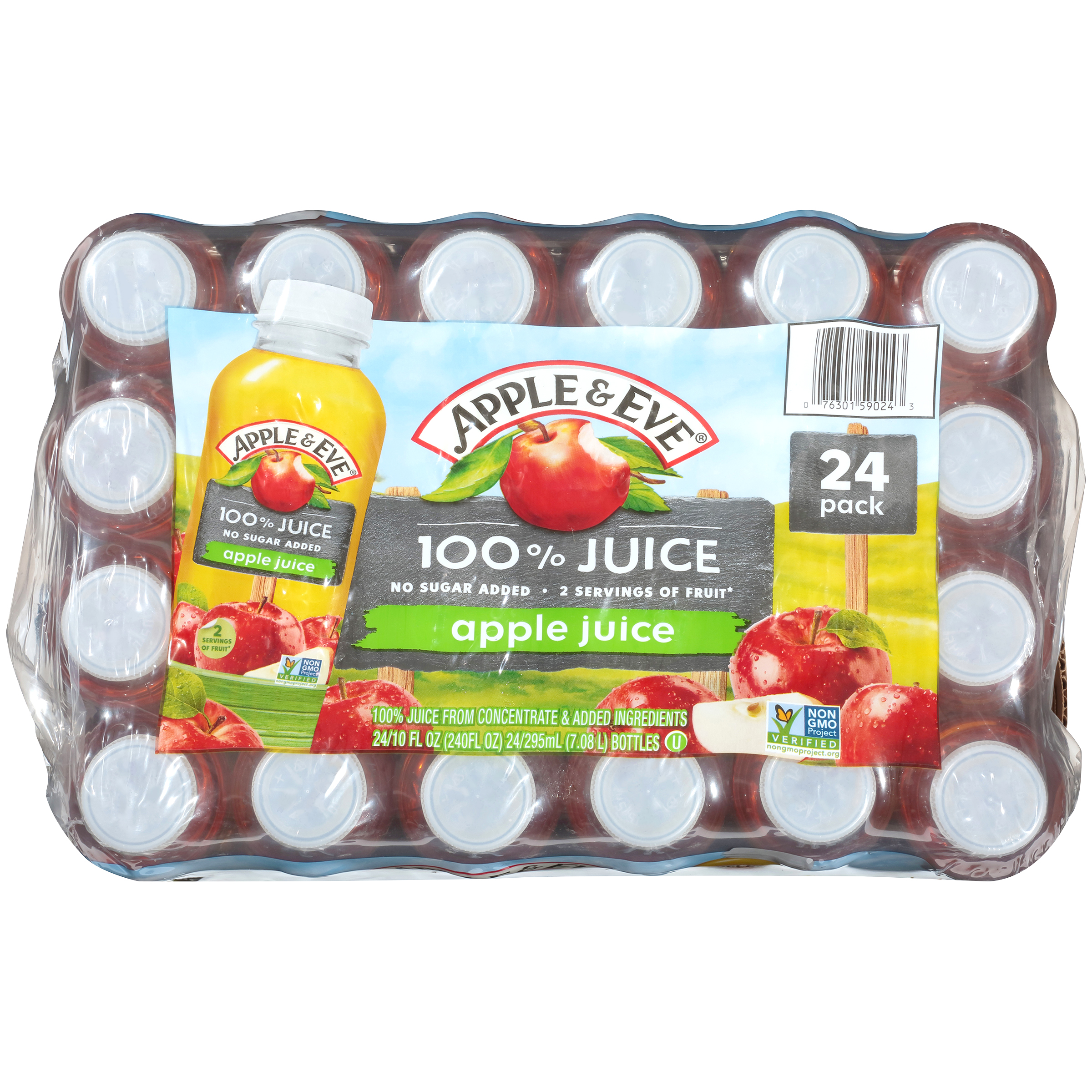Apple and Eve 100% Apple Juice, 10 fl oz, 24 ct