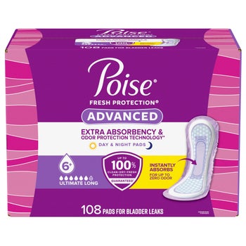 Poise Fresh Protection™ Advanced Plus Ultimate Absorbency Long Pads