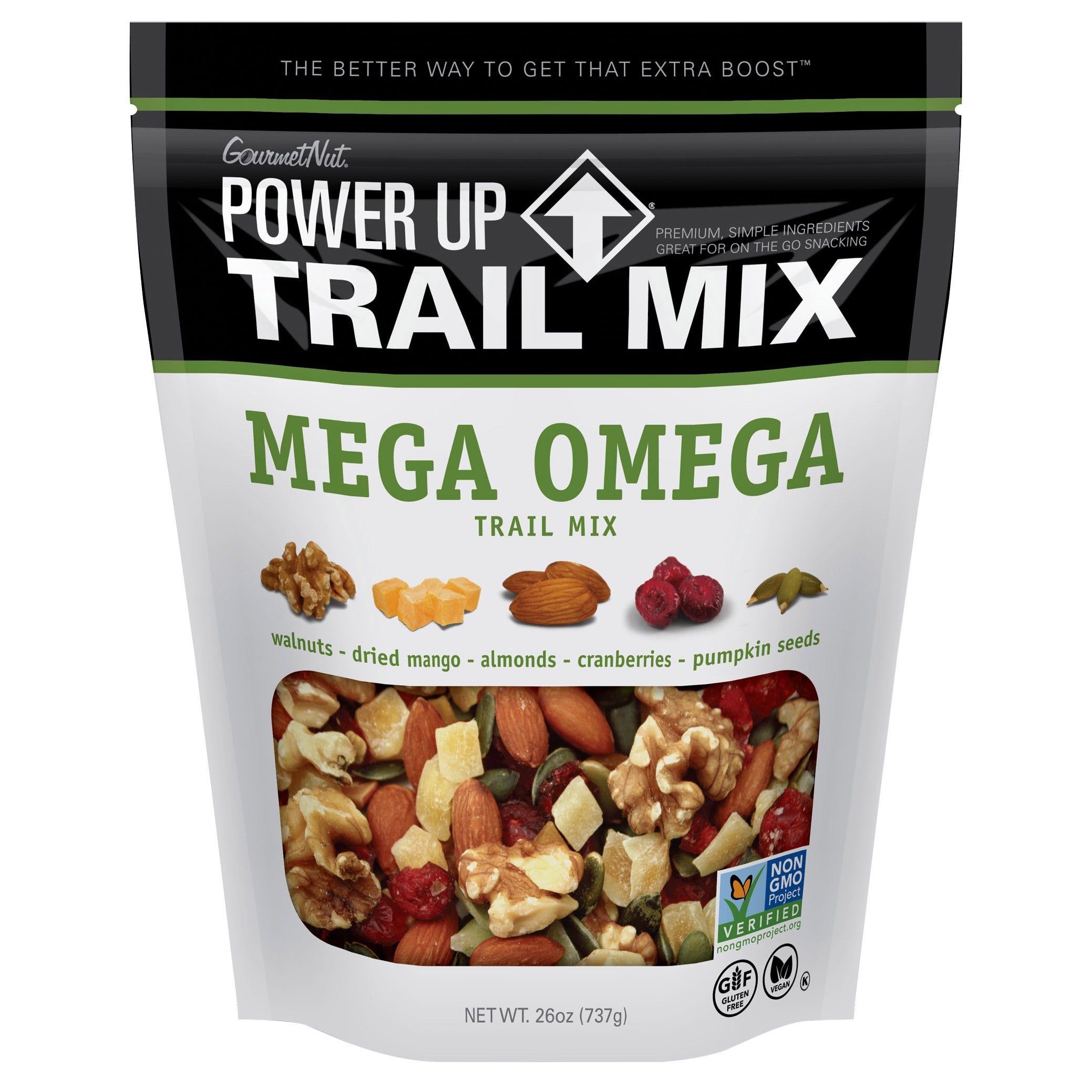 Gourmet Nut Power Up Mega Omega Trail Mix