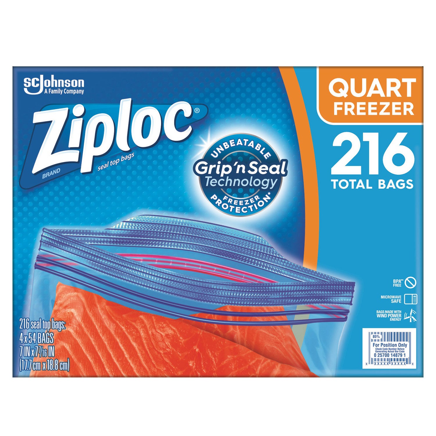 Ziploc Freezer Quart