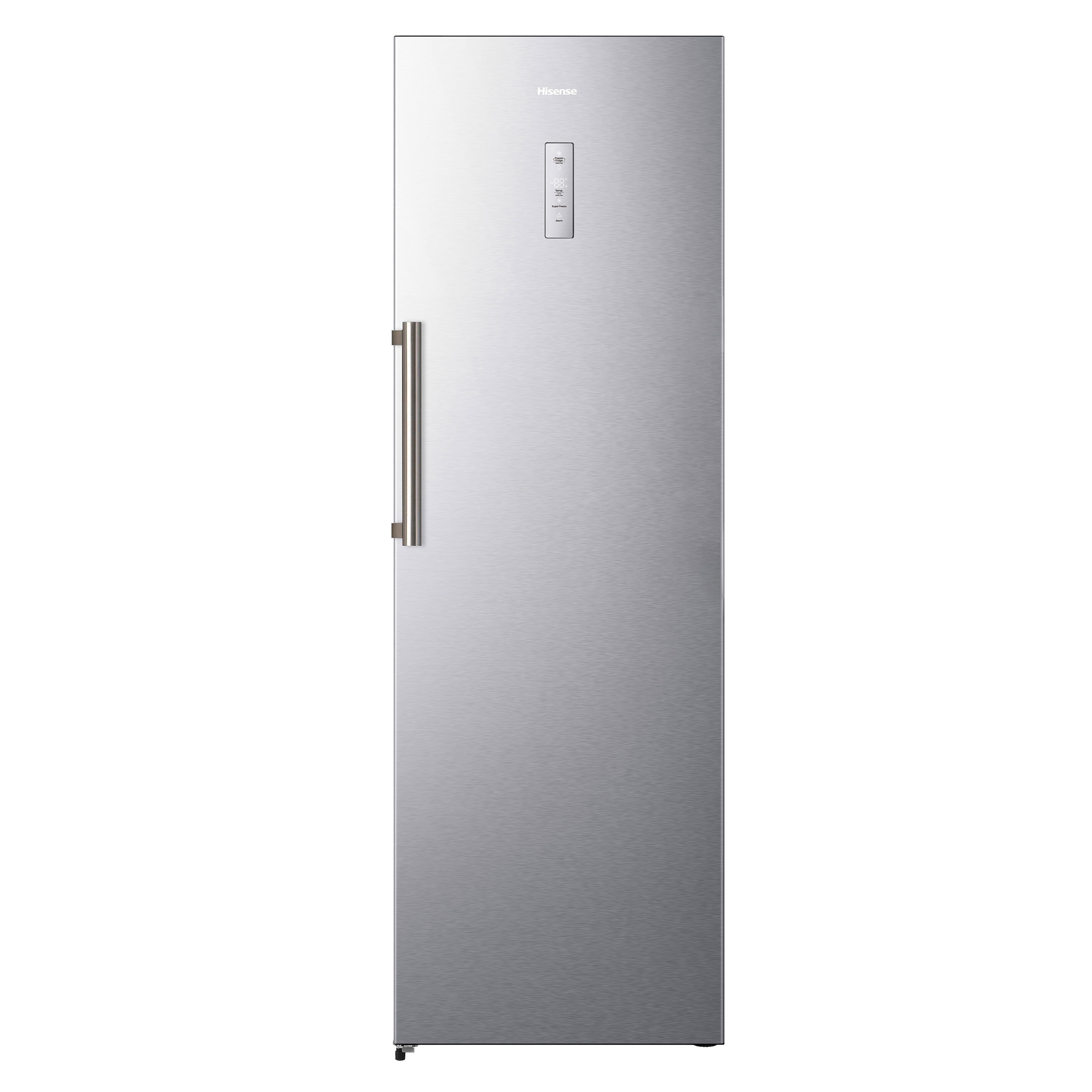 Hisense 10 cu ft. Stainless Steel Look Convertible Upright Fridge or Freezer with Reversible Door