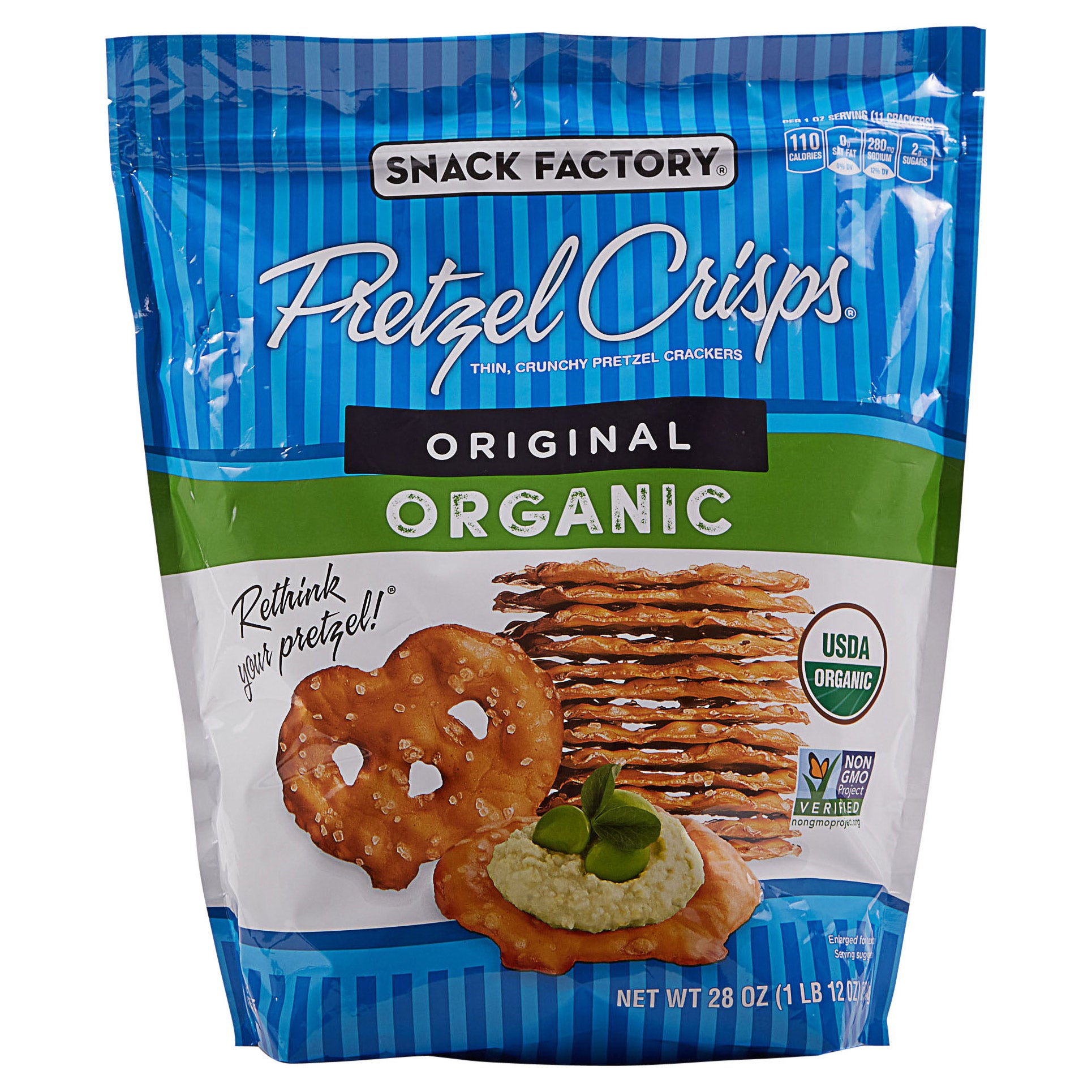 Snack Factory Organic Pretzel Crisps
