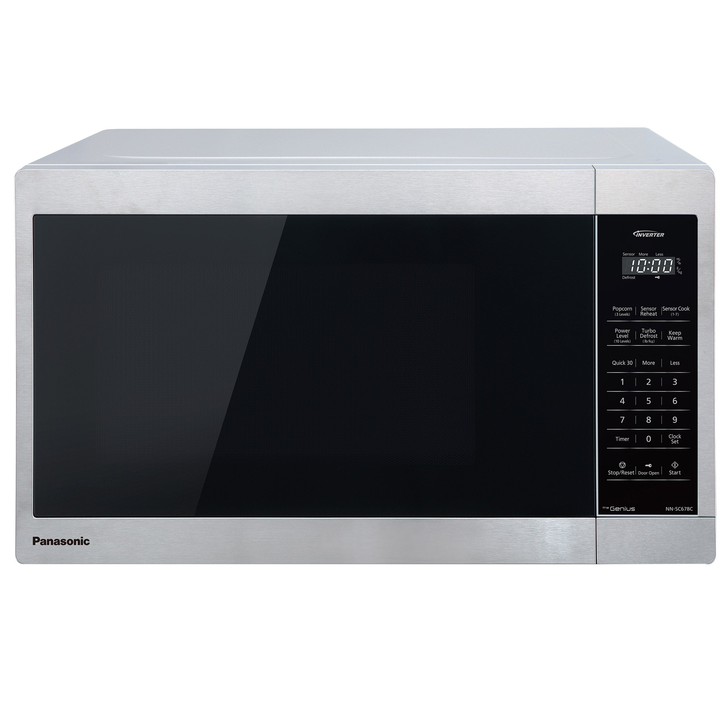 Panasonic 1.3 cu.ft. stainless steel inverter genius microwave