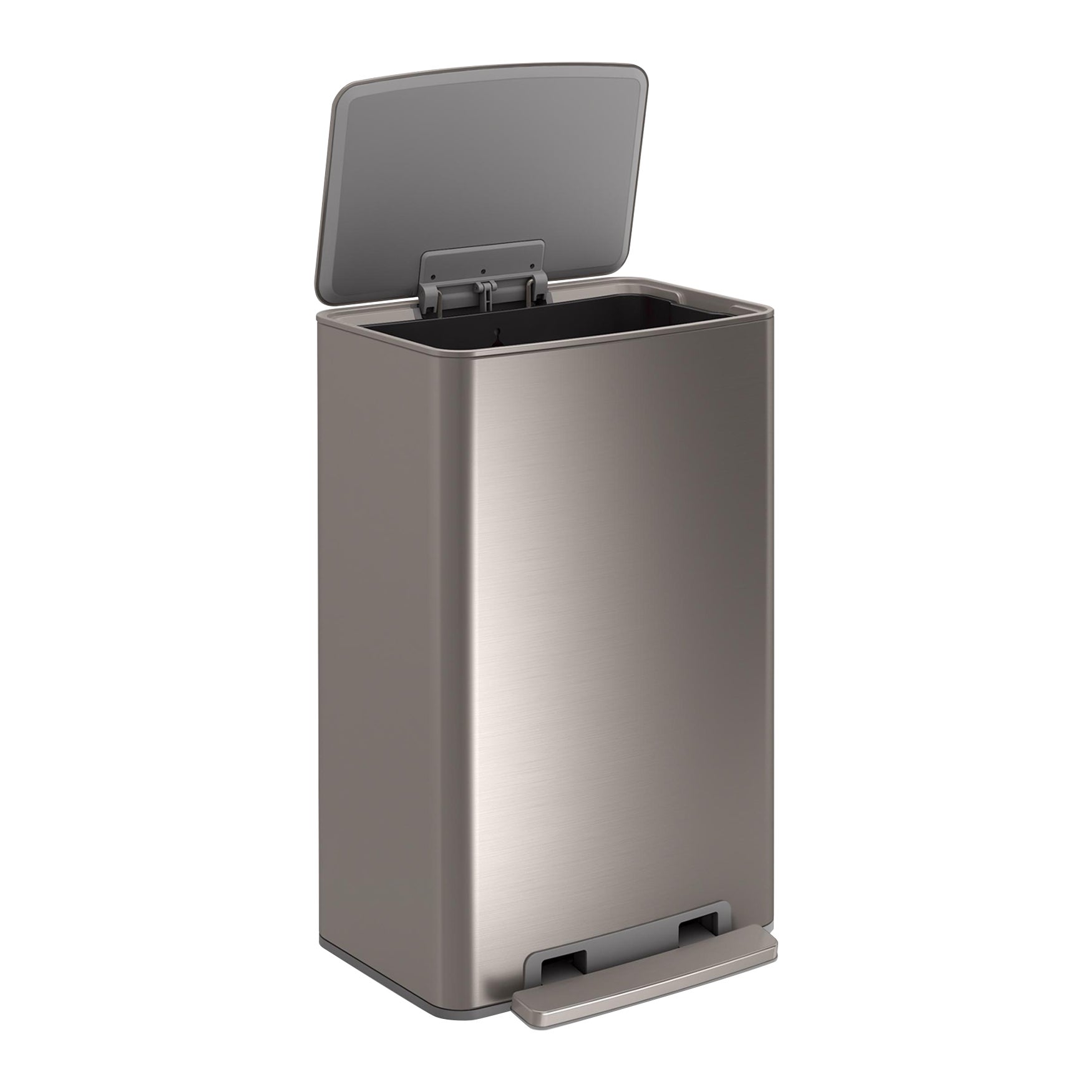 Chris Cutler BOX(日本盤、完品) Kohler Rectangular Step Trash Can, 47 L, Stainless Steel | Costco