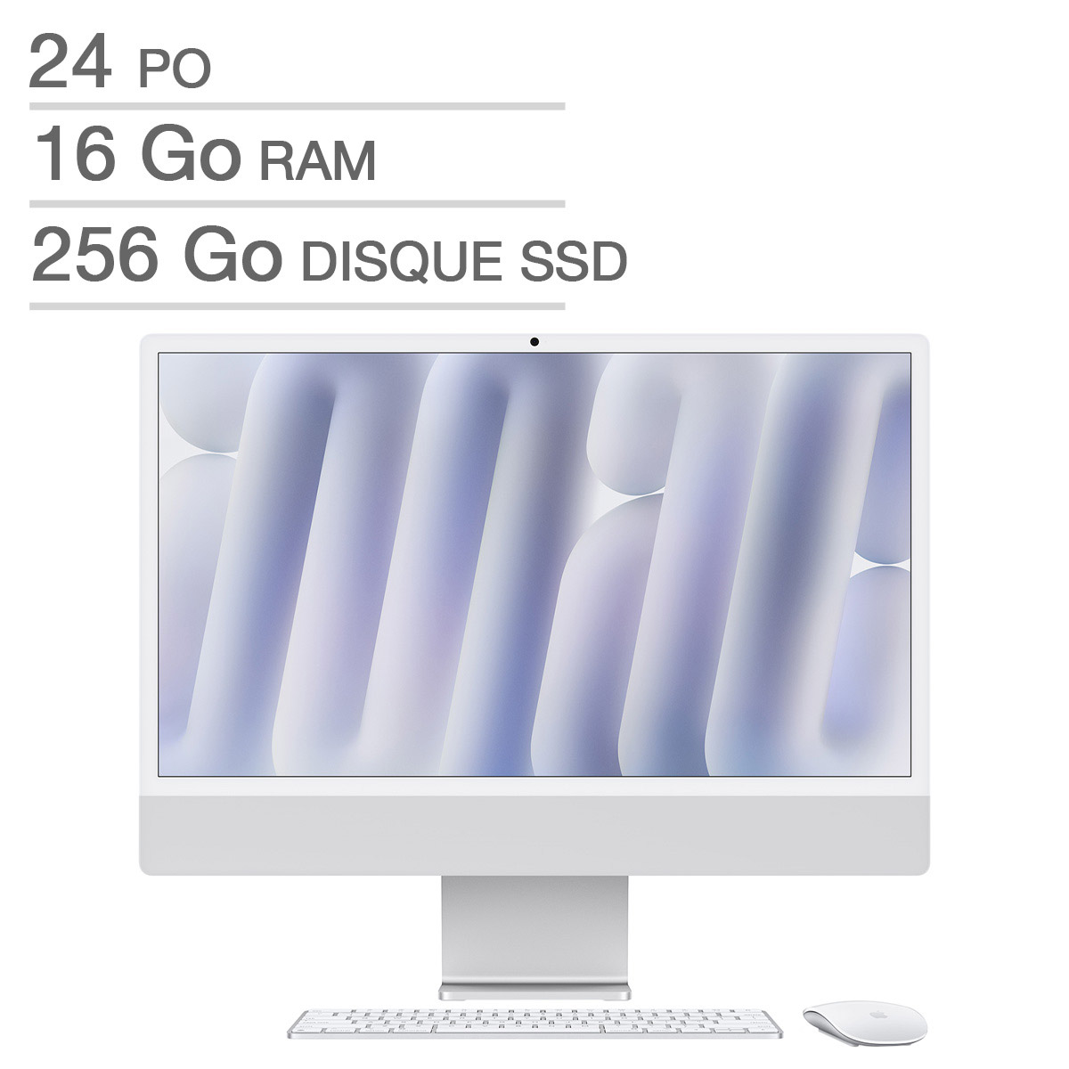 Apple 24 in. iMac, Apple M4 Chip - 16 GB RAM, 256 GB SSD | Costco