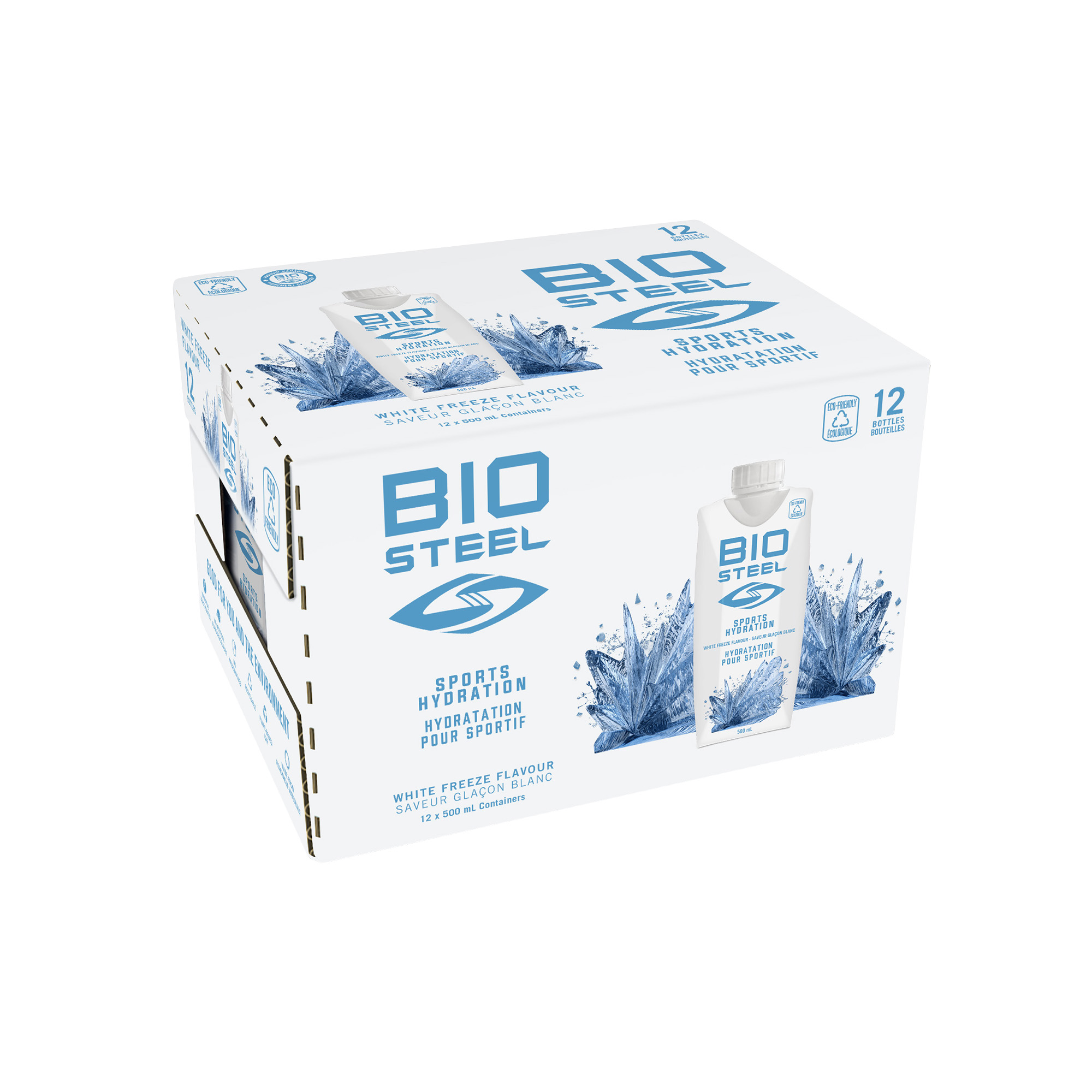 Biosteel White Freeze, 12 × 500 mL