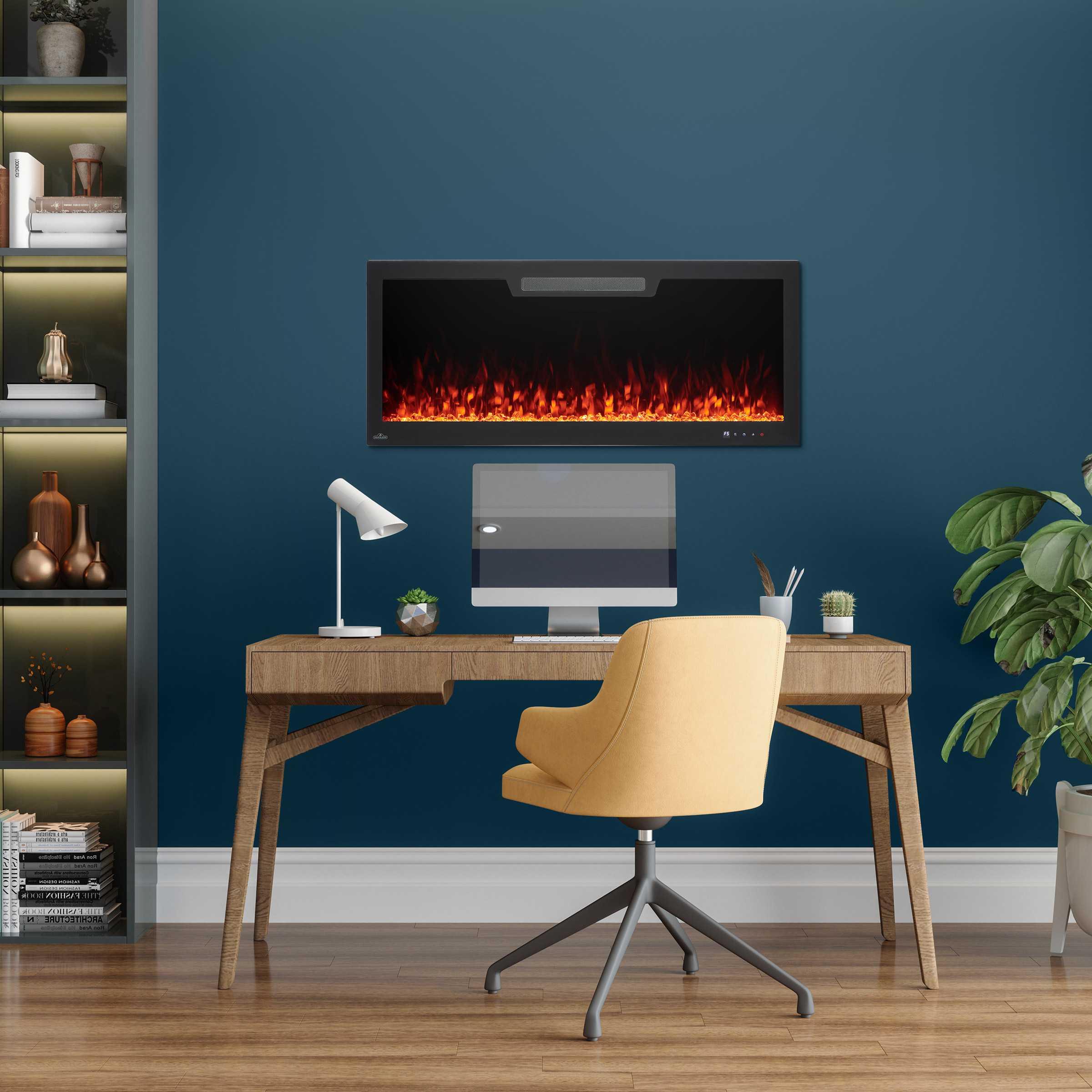 Napoleon 106.7 cm (42 in)  Electric Wallmount Fireplace