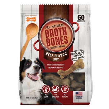 Nylabone All-Natural Broth Bones Chew Treats