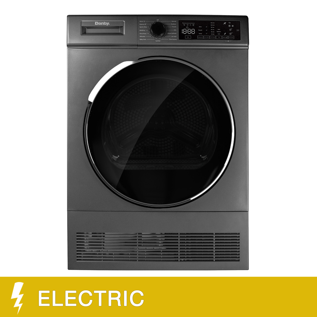 Danby 4 cu ft. European Made ​​Gra​phite Electric Ventless Dryer
