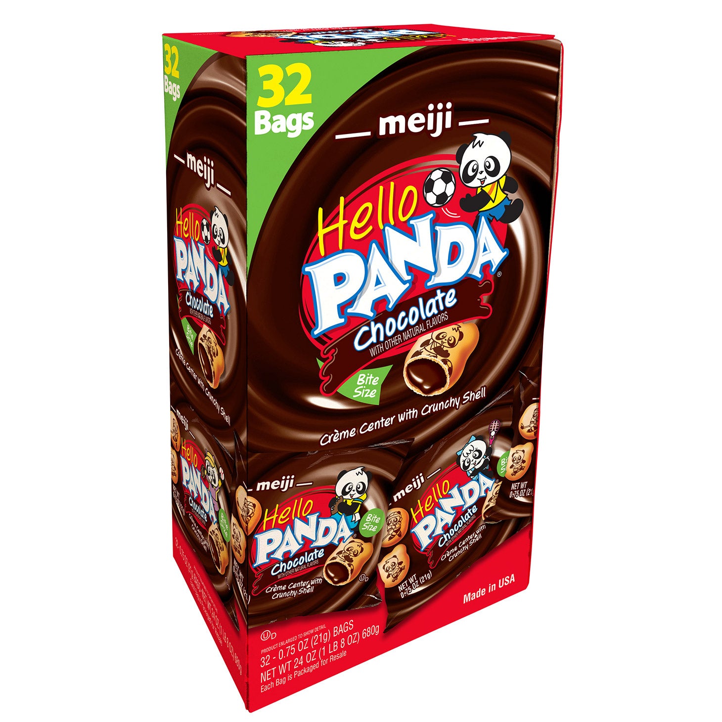 Meiji Hello Panda Chocolate Creme Filled Cookies