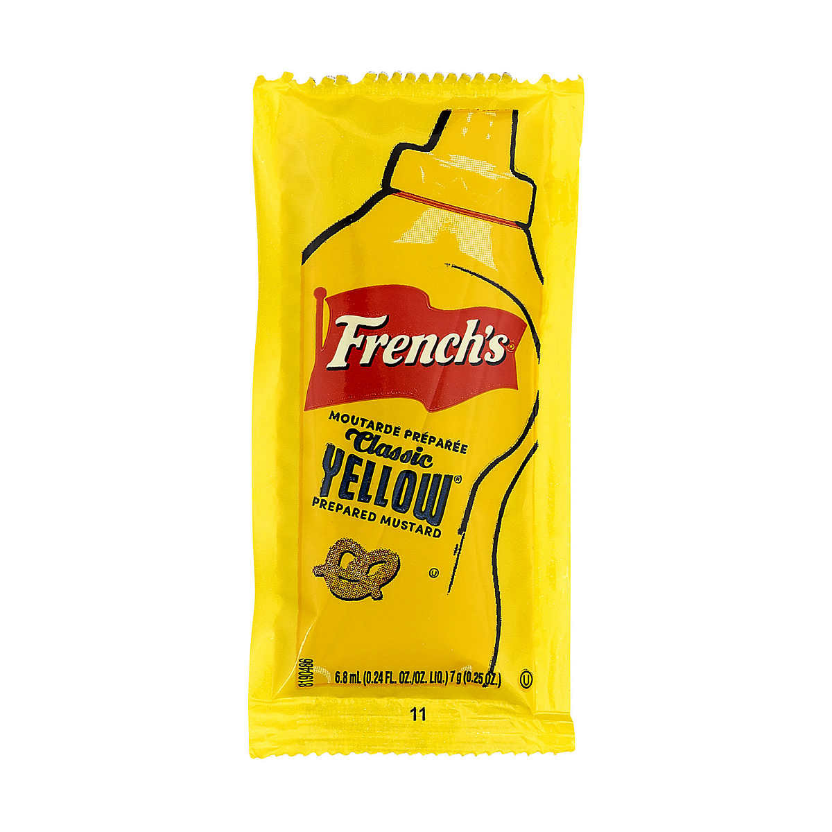 French’s Single-serve Mustard Packets, Pack of 500