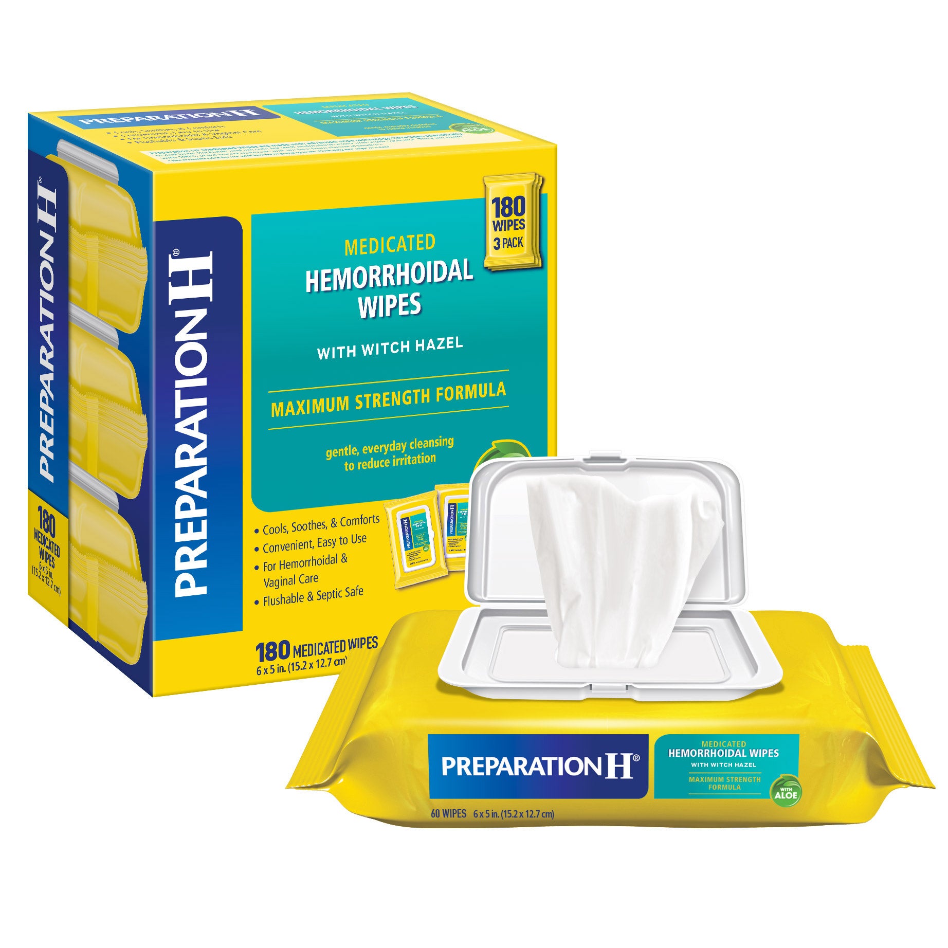 Preparation H Wipes