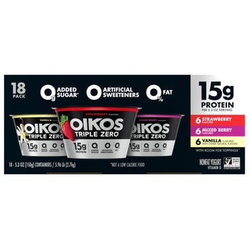 Oikos Triple Zero Greek Yogurt