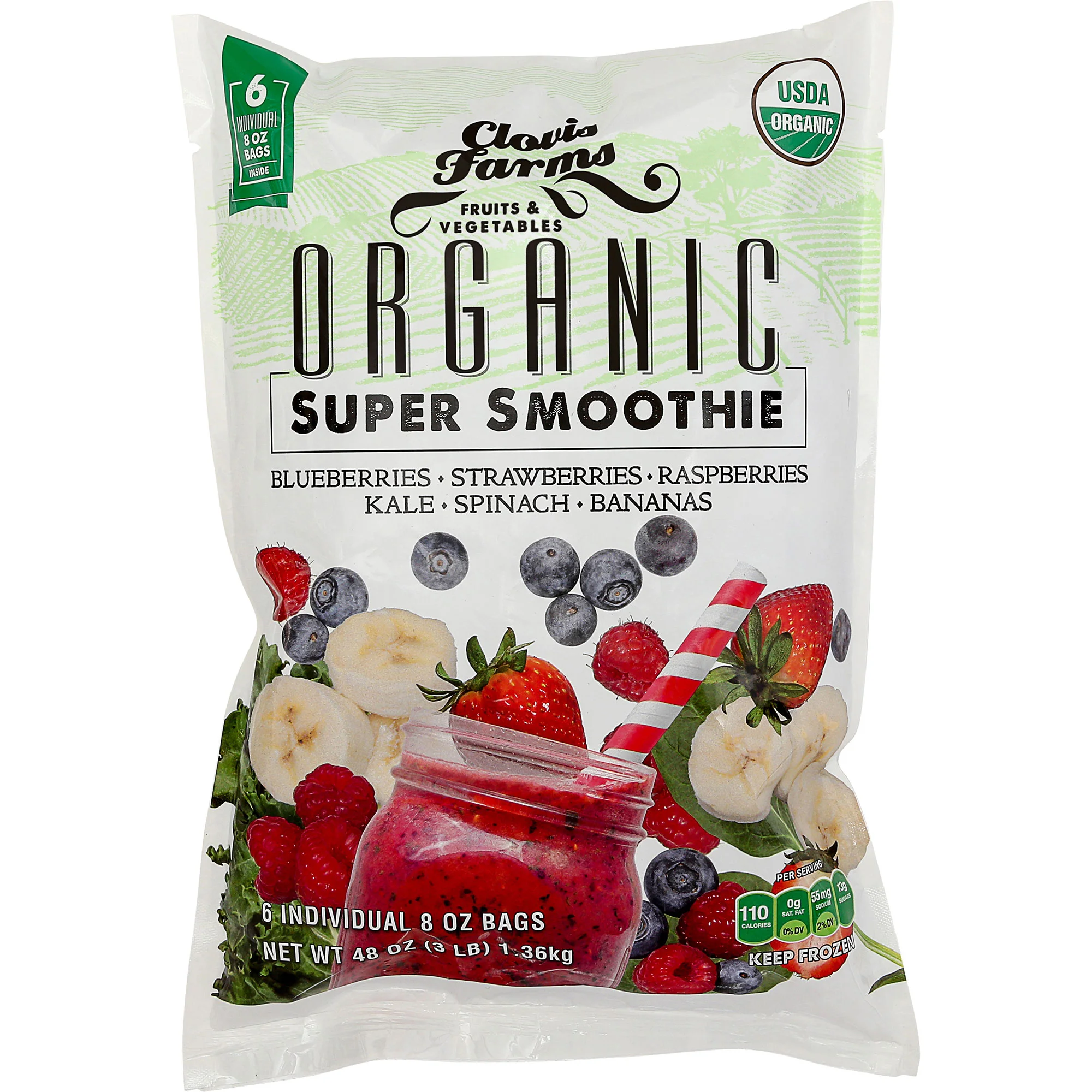 Organic Clovis Farms Smoothie Blend