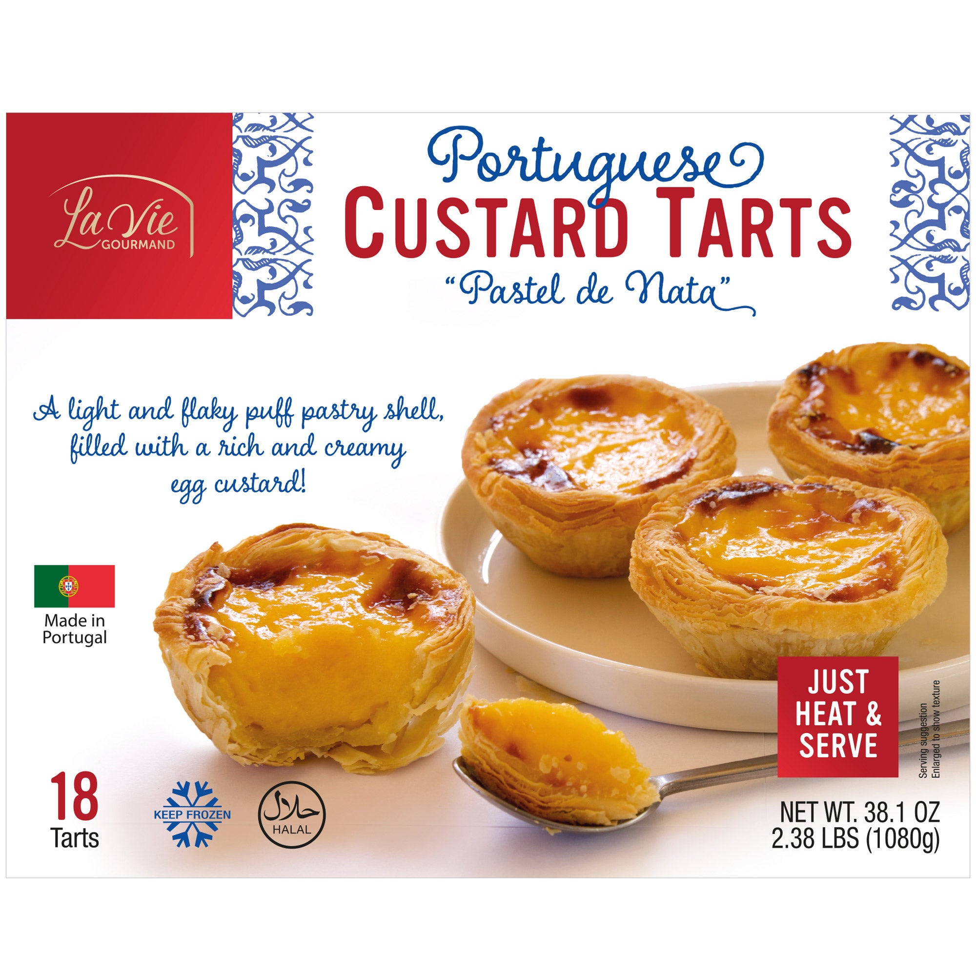 La Vie Gourmand Portuguese Baked Custard Tarts