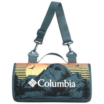 Columbia Outdoor Blanket: Blue (with mountains)
