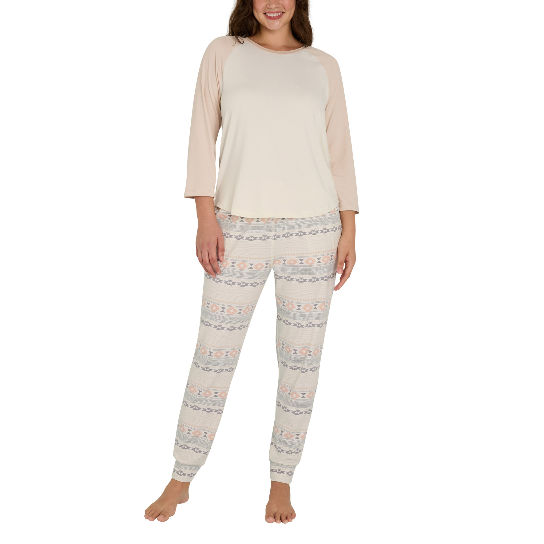 Eddie Bauer Women's 4-Piece Pajama Set - Short Sleeve Cami Style - Drawstring - 1555337