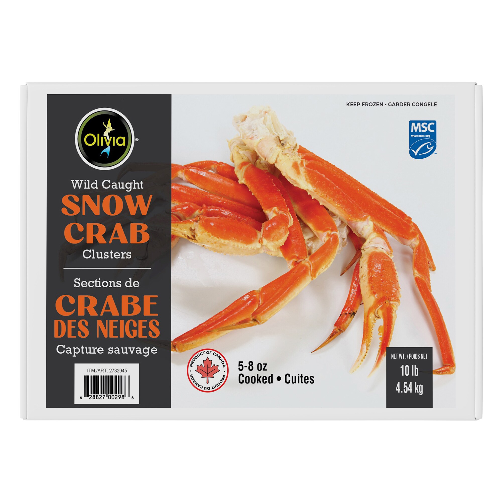 Olivia Snow Crab, 4.54 kg
