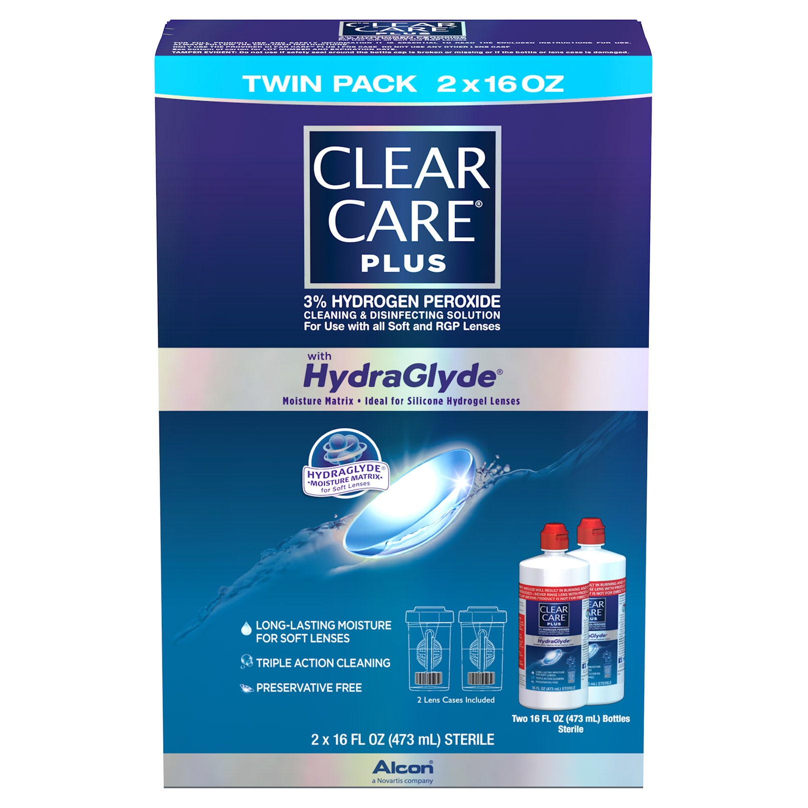 Clear Care Plus Disinfecting Solution 