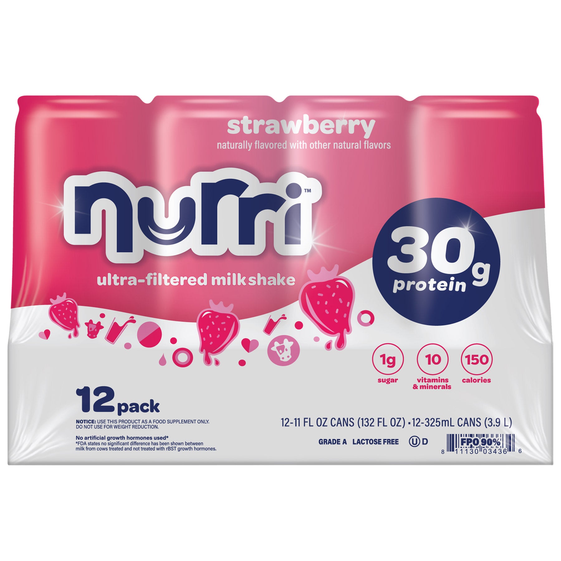 Nurri 30g Protein Ultra-Filtered Milkshake