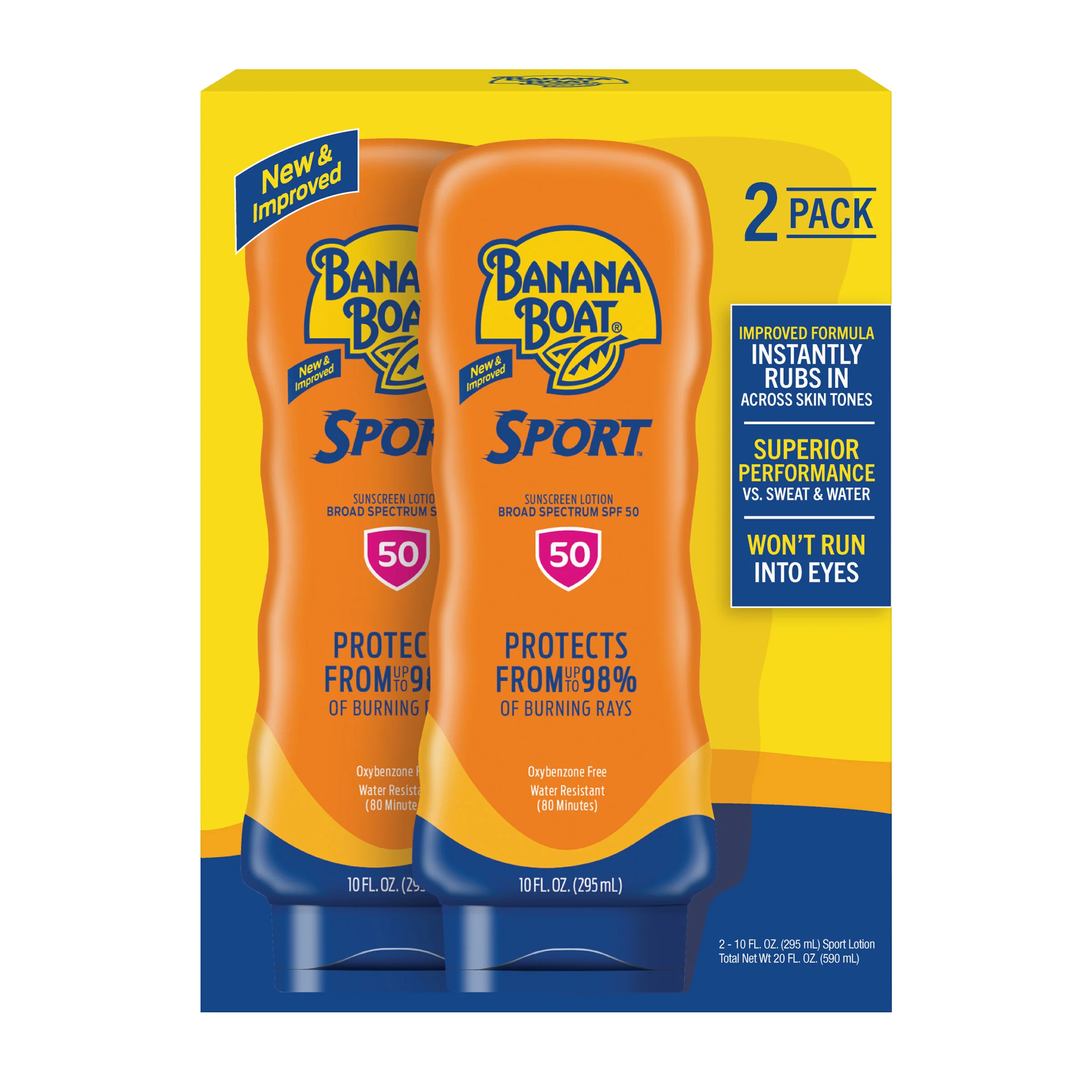 Banana Boat Sport SPF 50 Sunscreen Lotion