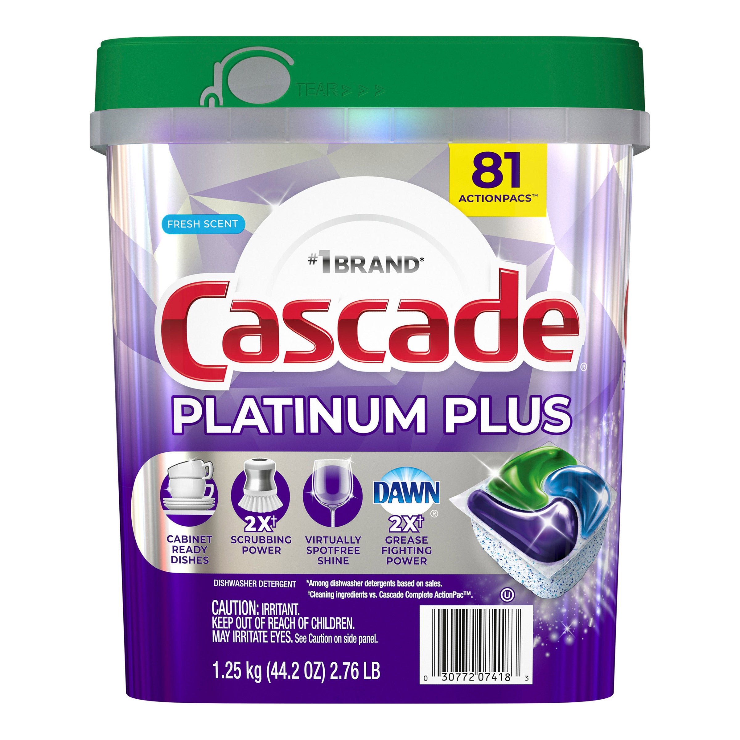 Cascade Platinum Plus Dishwasher Detergent Pods