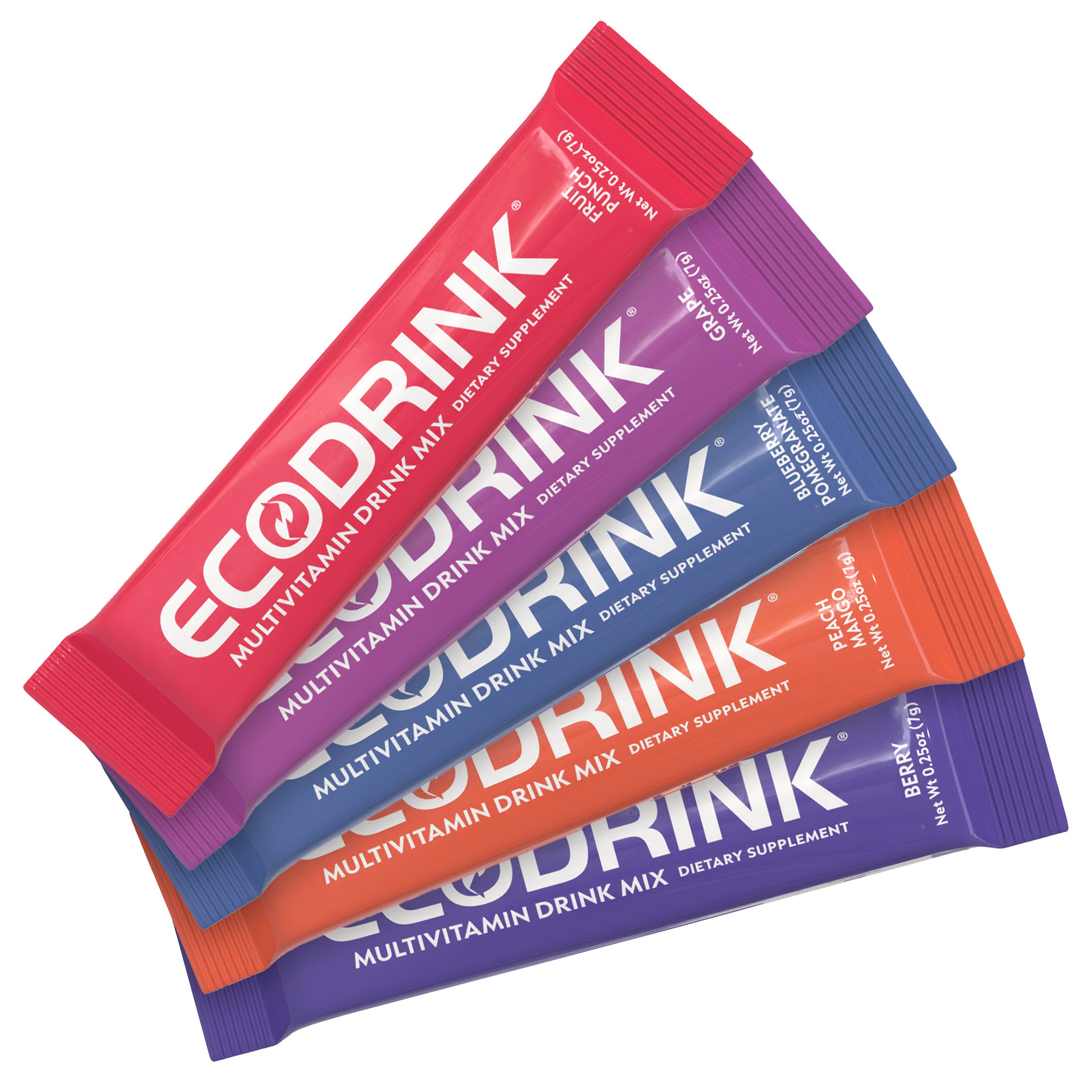 EcoDrink Complete Multivitamin Drink Mix, 30 Packets