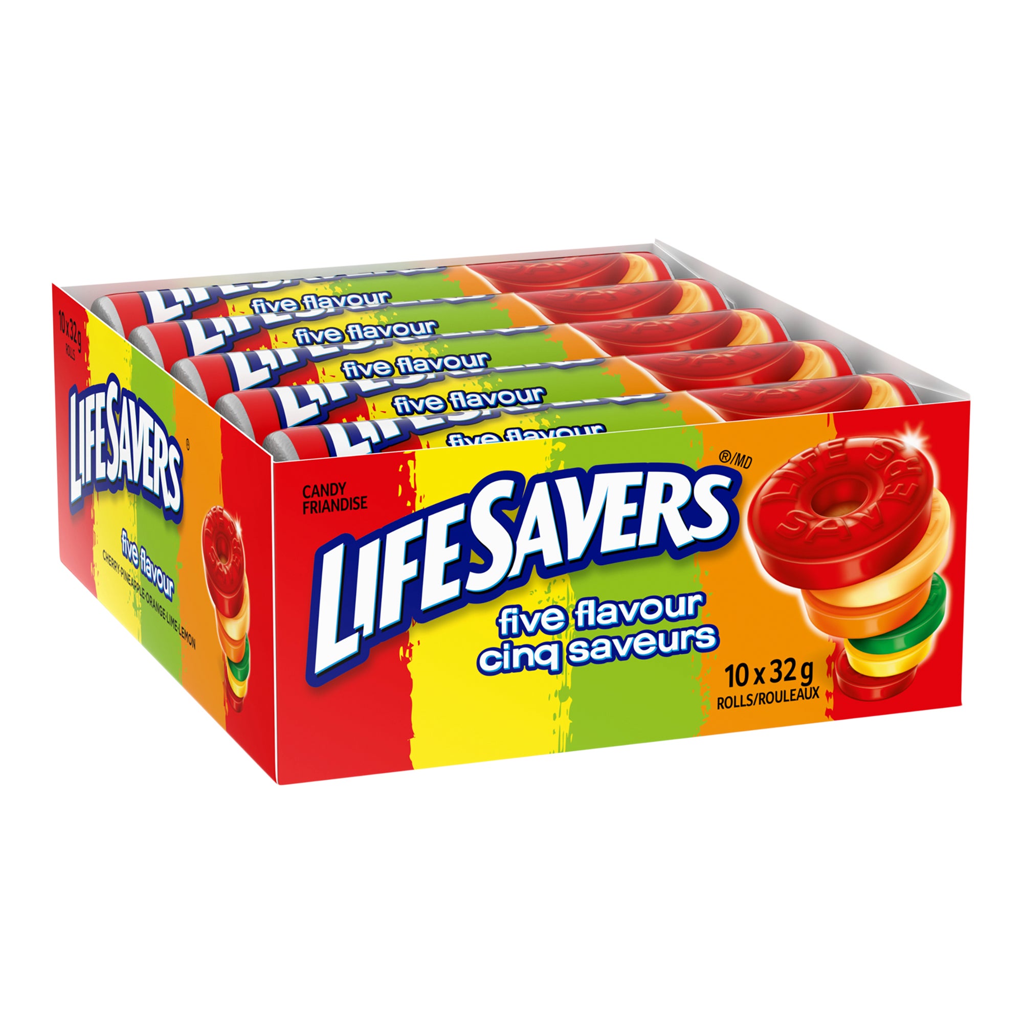 Lifesavers Box of Rolls, 20 × 32 g | Costco
