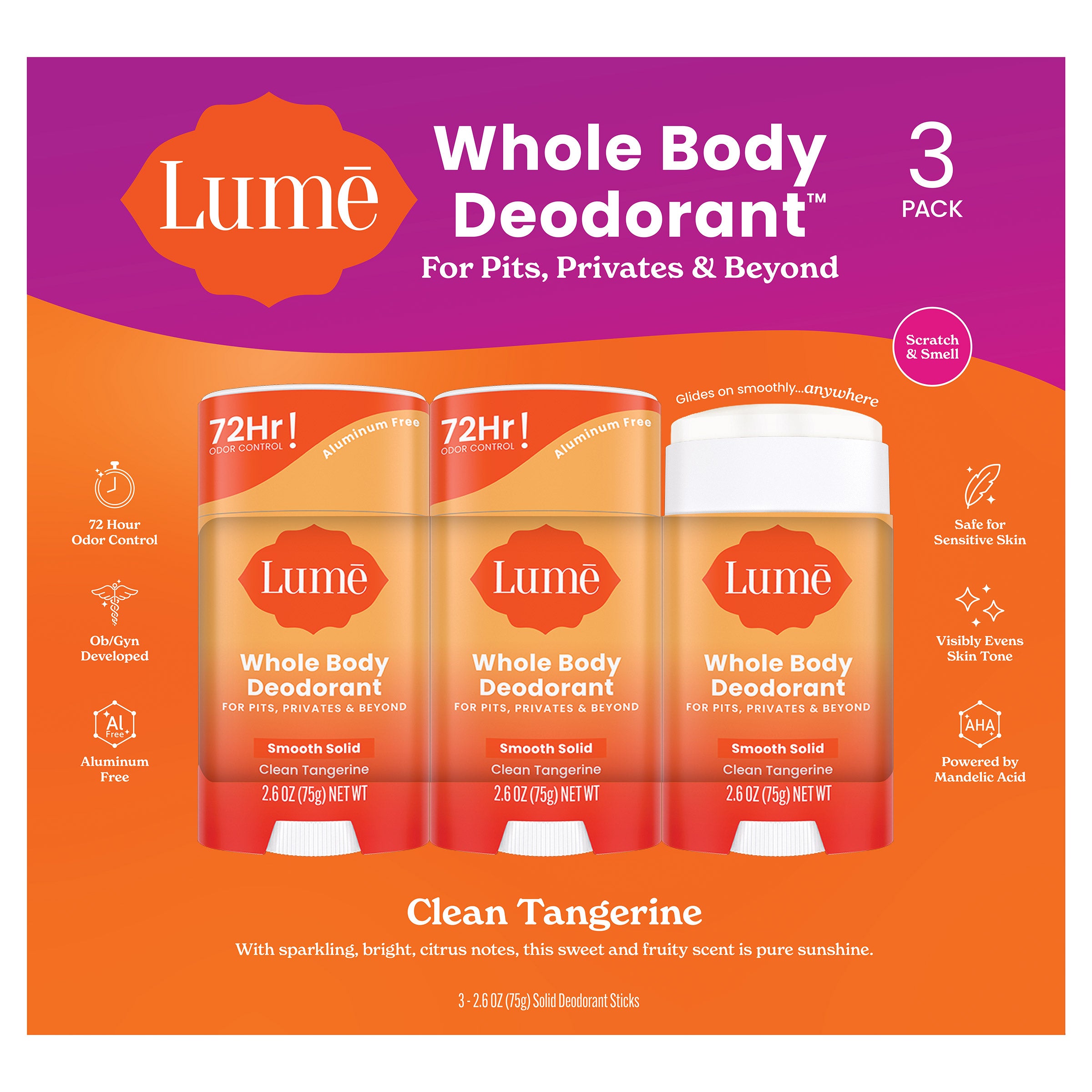 Lumē Whole Body Deodorant