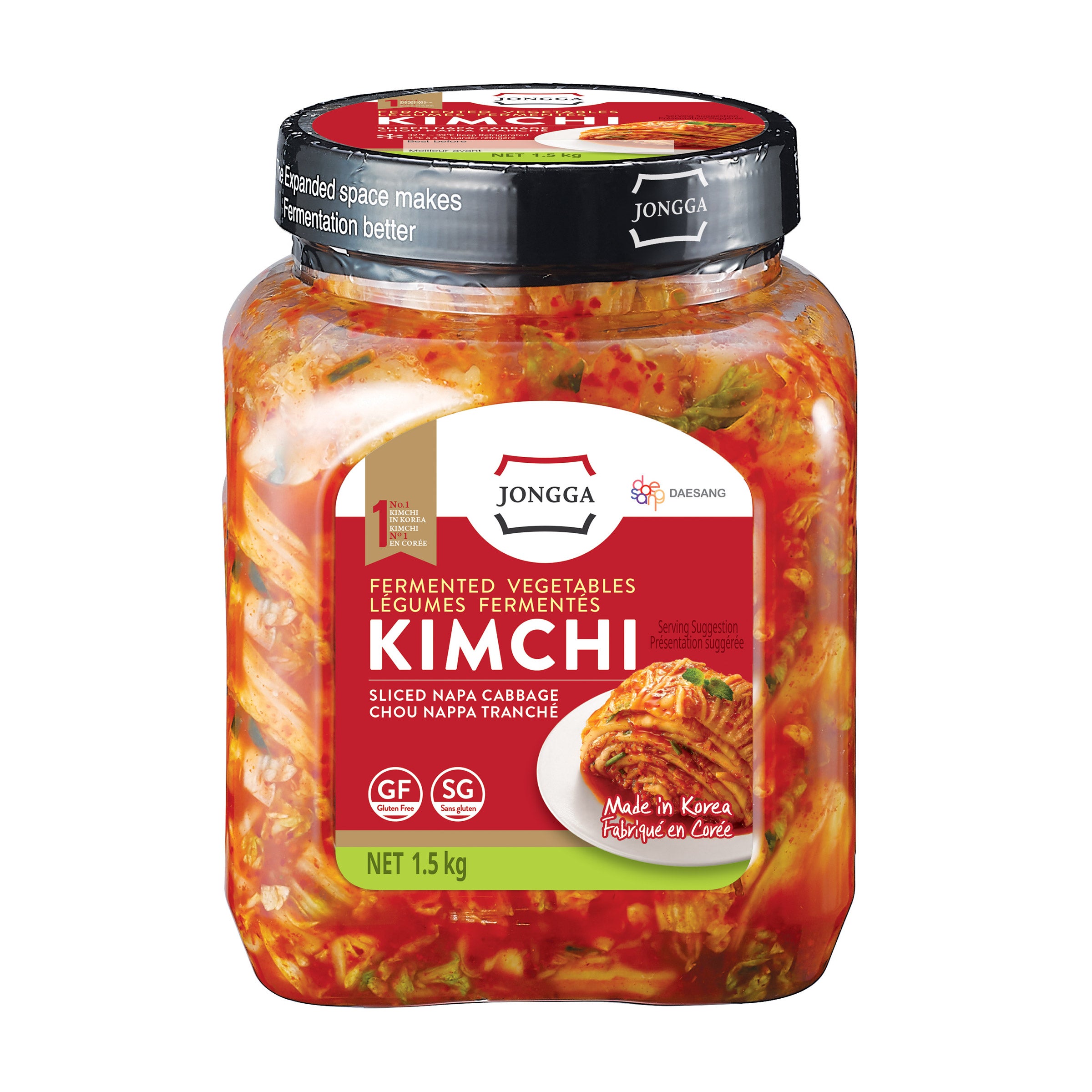 Jongga Sliced Napa Cabbage Kimchi