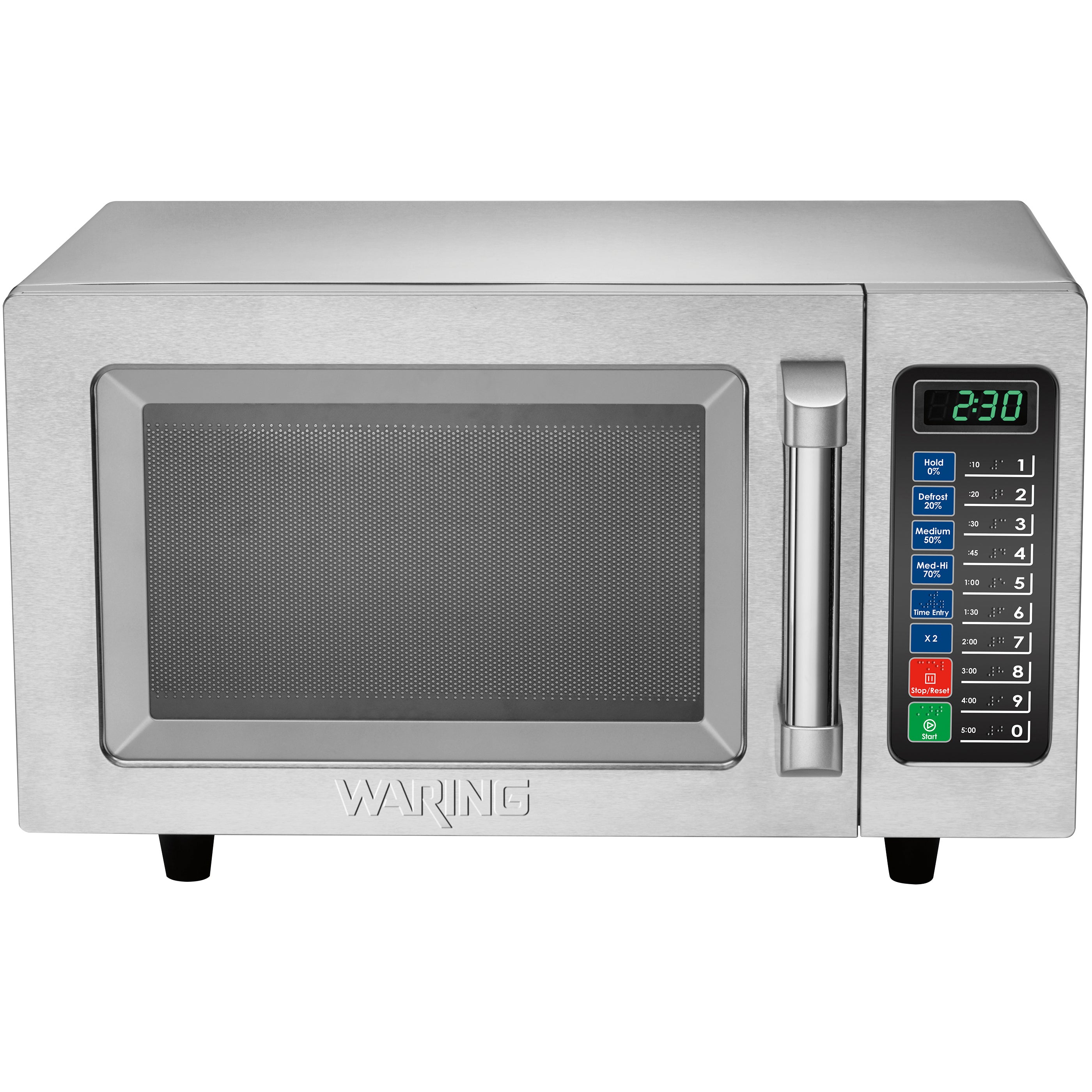 **Waring** Commercial Medium Duty Microwave Oven, 0.9 cu ft, Stainless Steel