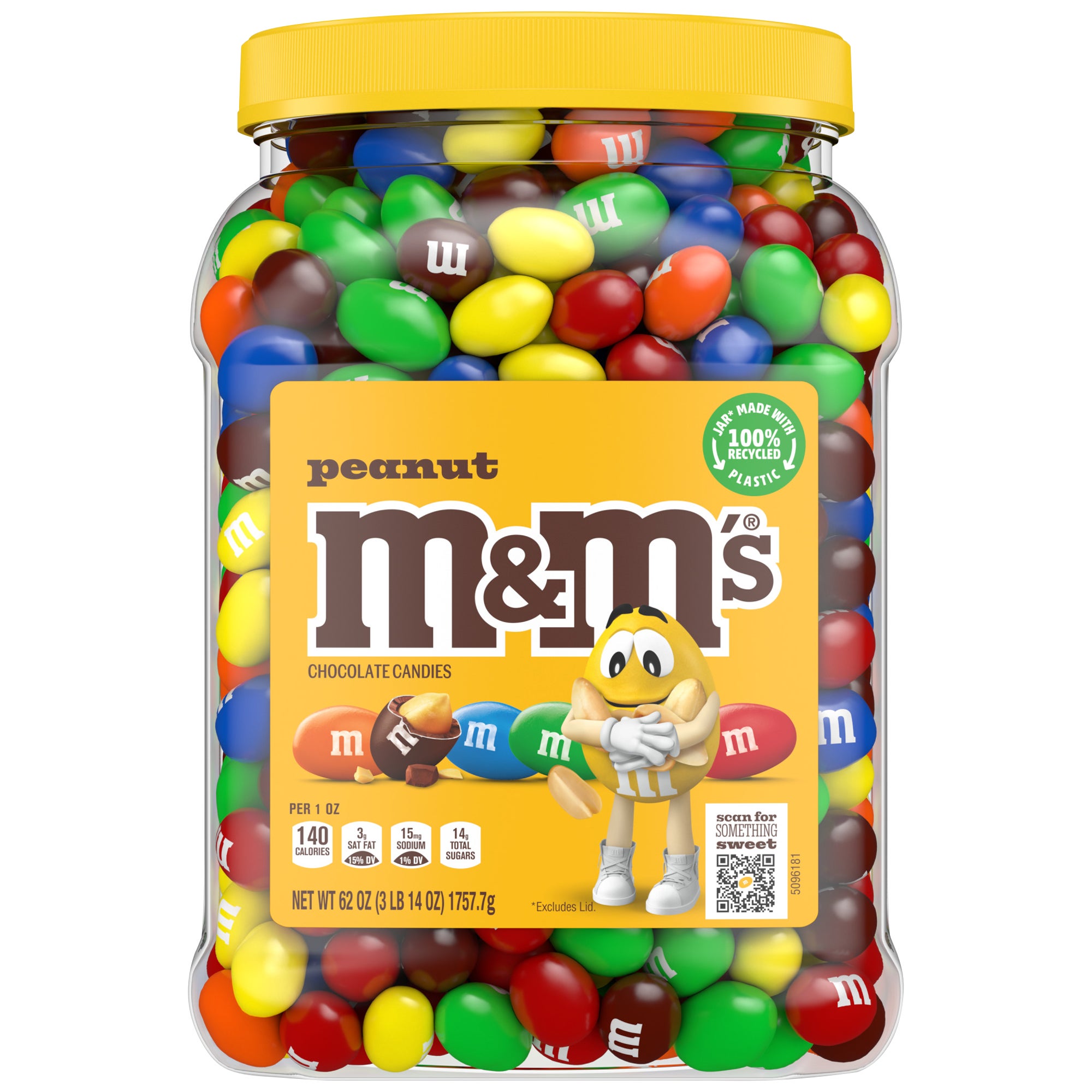 **M&M's** Chocolate Candy, Peanut, 62 oz