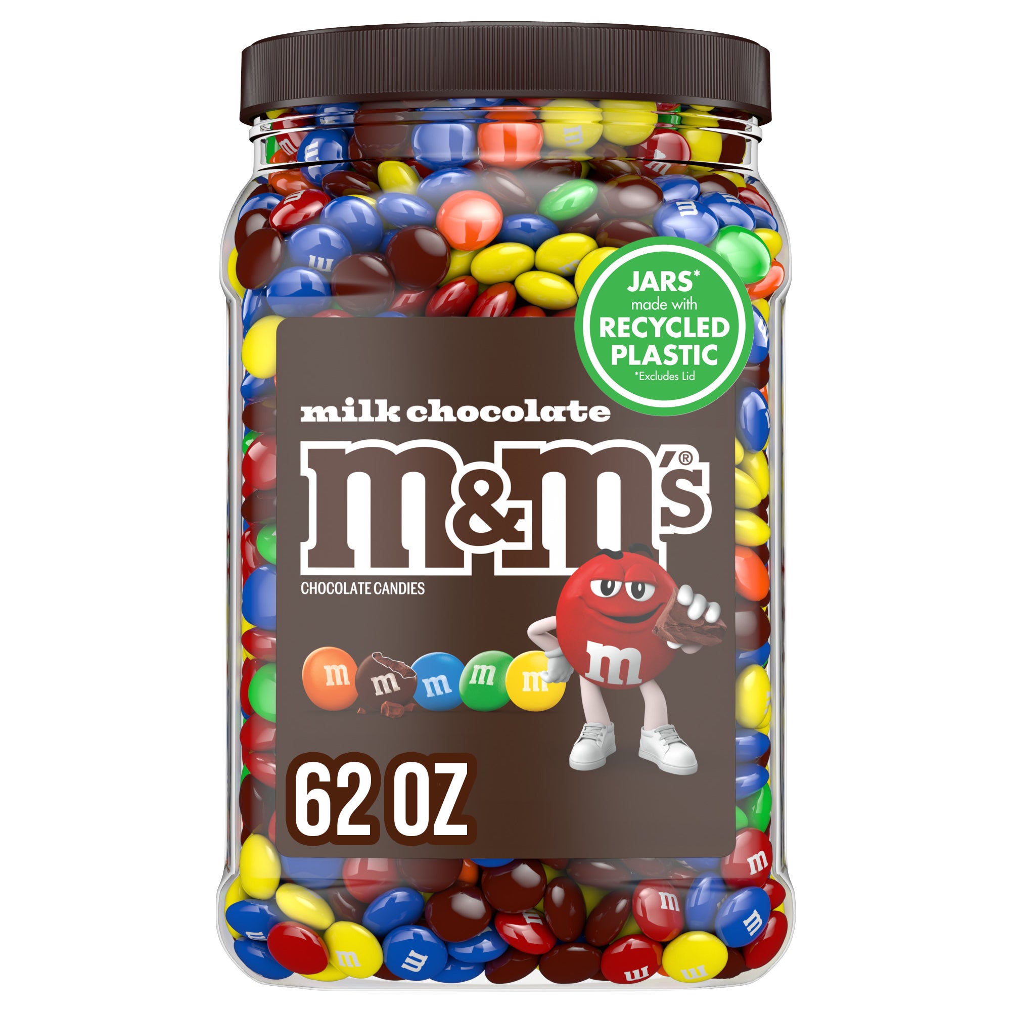 **M&M's** Chocolate Candy, Milk Chocolate, 62 oz