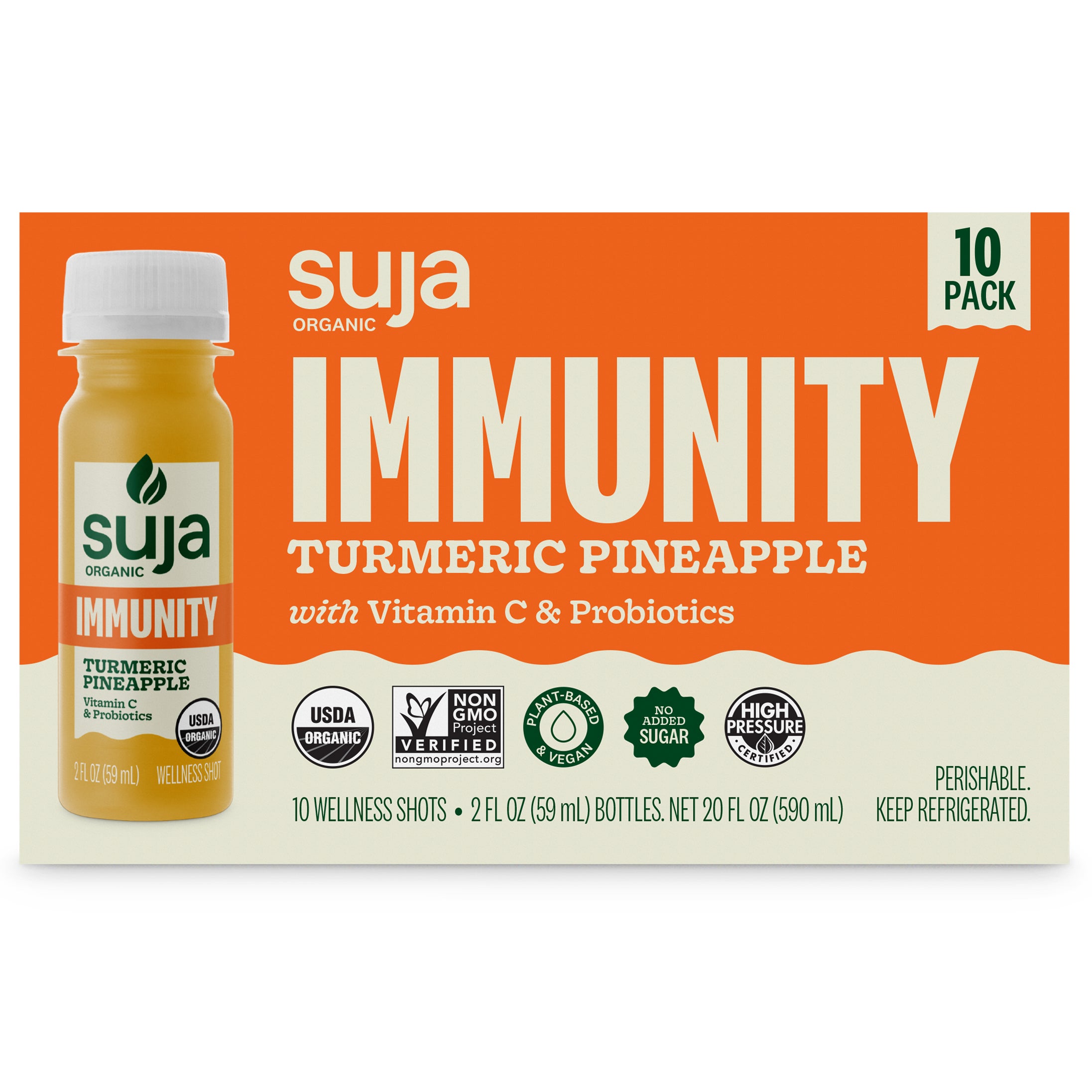 **Suja** Immunity Wellness Shots, 2 fl oz, 10 ct