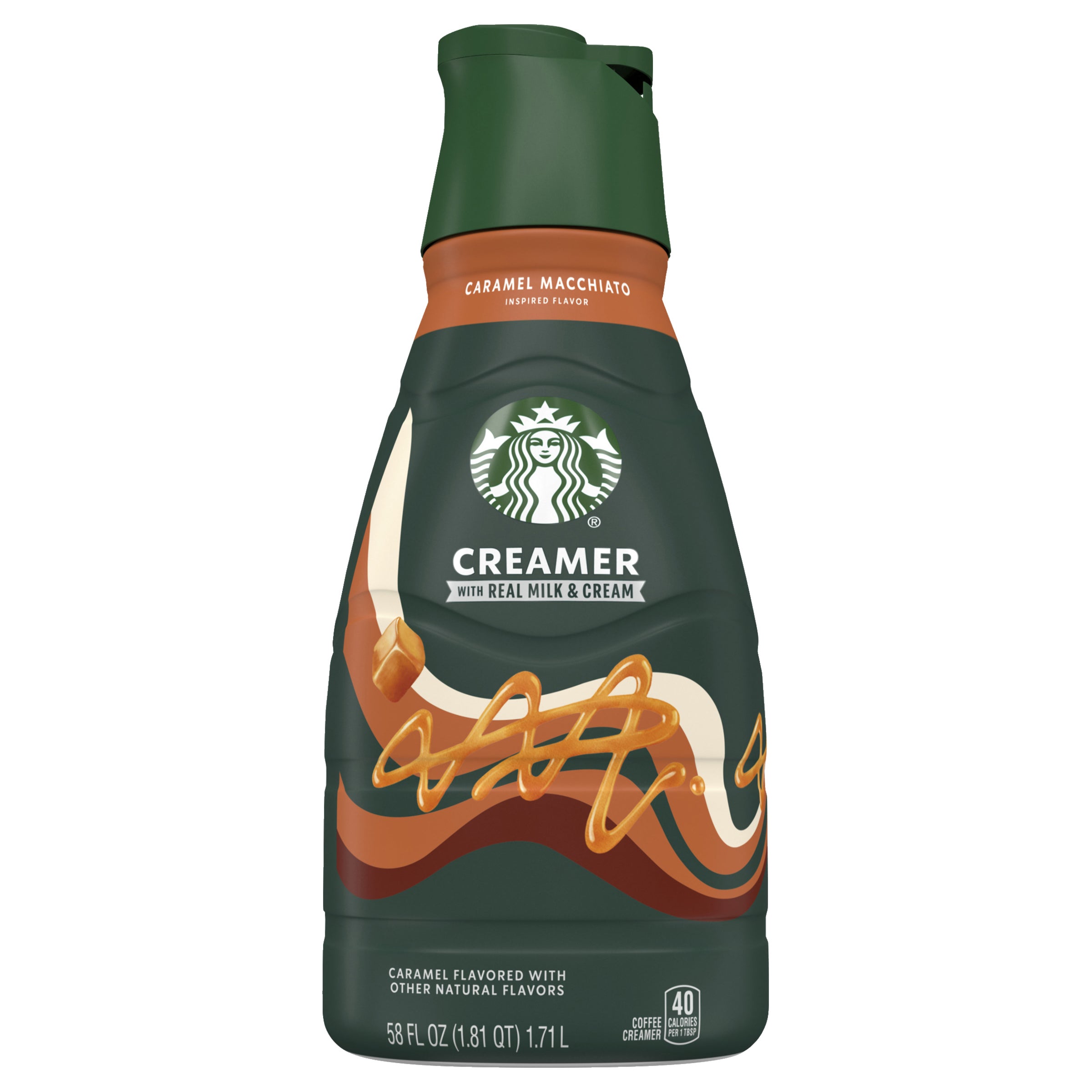 **Starbucks®** Liquid Coffee Creamer, Caramel Macchiato, 58 fl oz