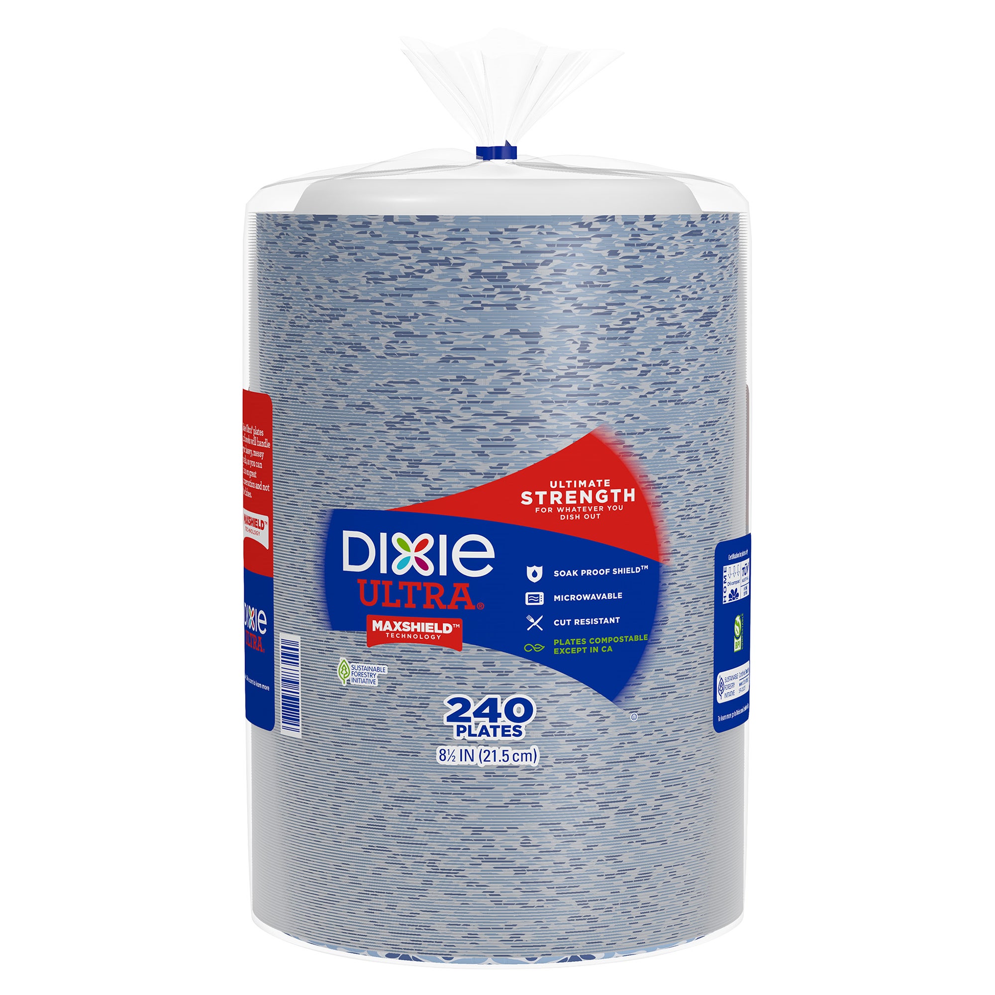 **Dixie** Ultra Paper Plate, 8-1/2", 240 ct