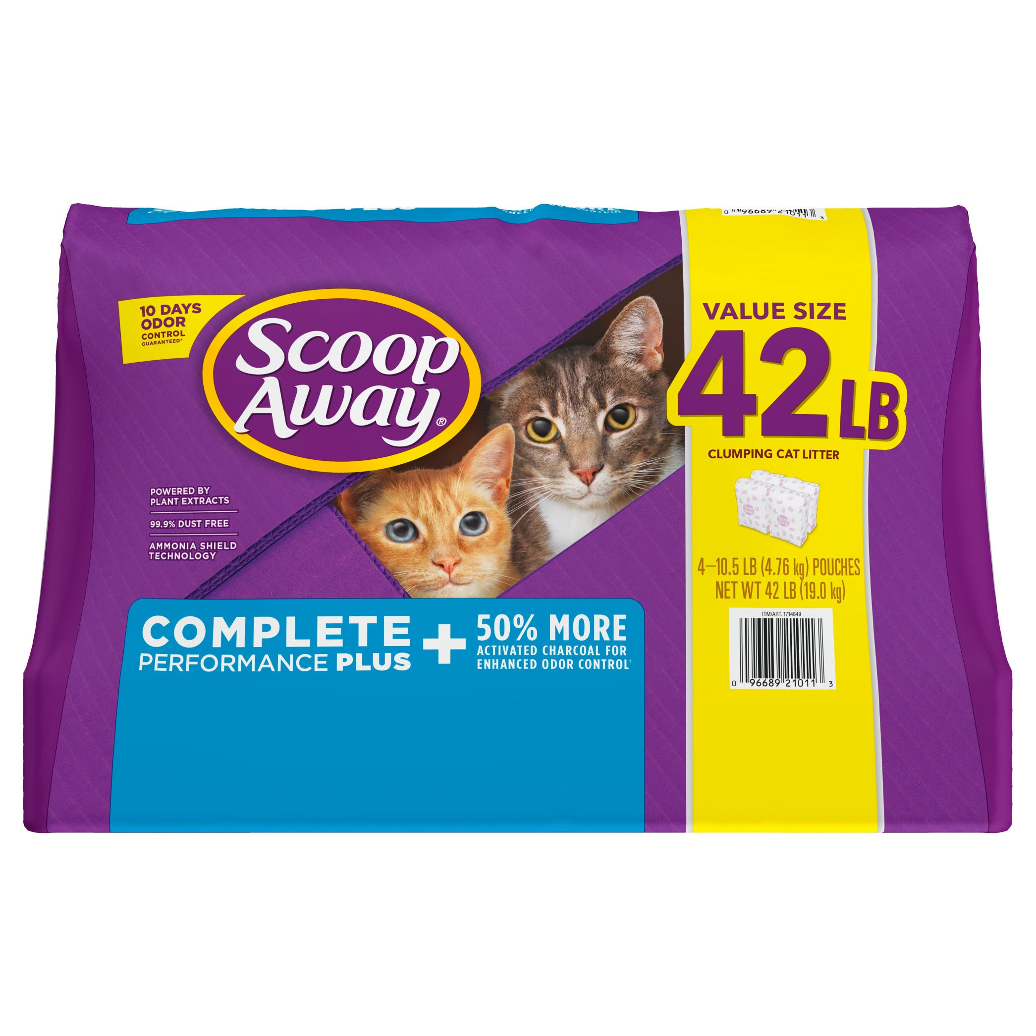 **Scoop Away** Cat Litter, Complete Performance Plus, 42 lbs