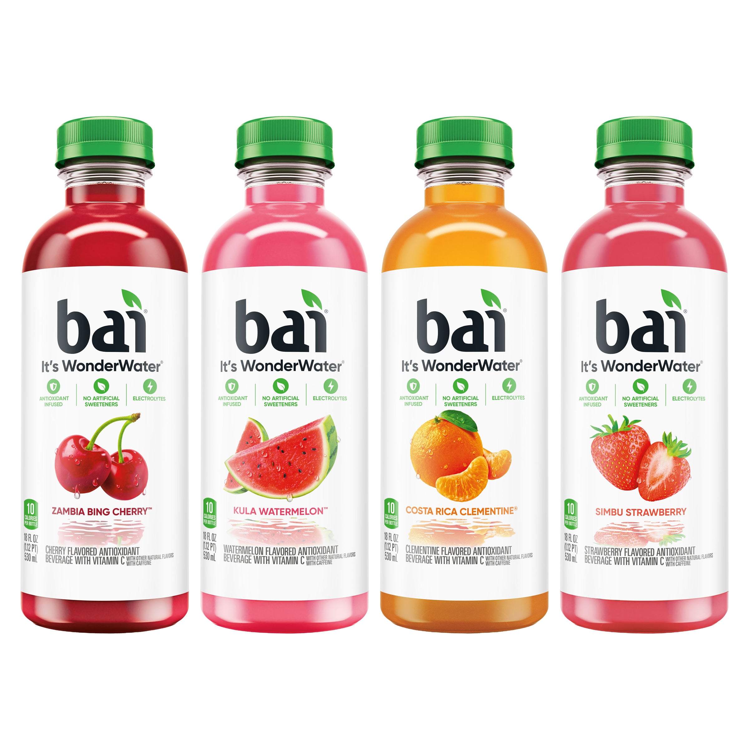 **Bai** It's WonderWater, Variety Pack, 18 fl oz, 15 ct