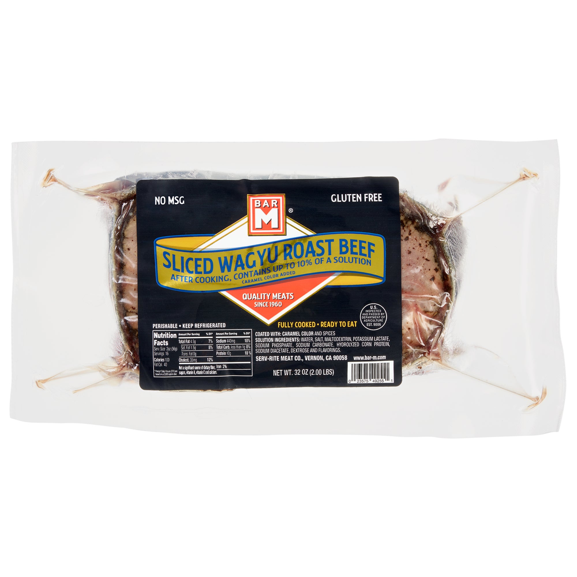 **Bar M** Wagyu Roast Beef **AND/OR** Wagyu Deli Pastrami, Sliced, 2 lbs
