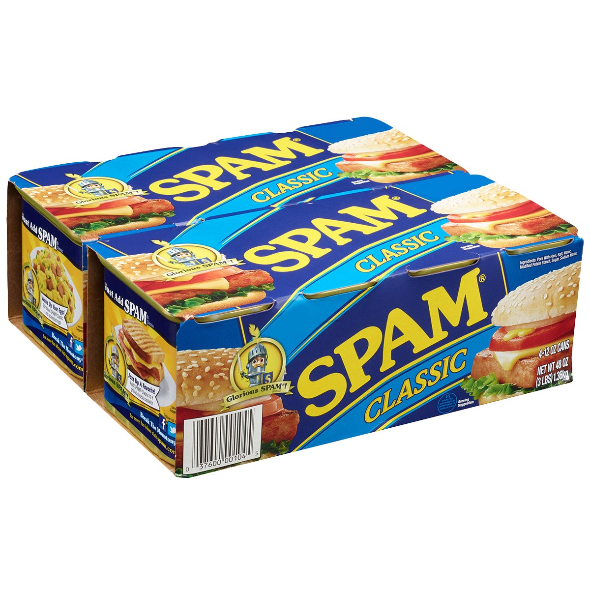 **Spam** Classic, 12 oz, 8 ct