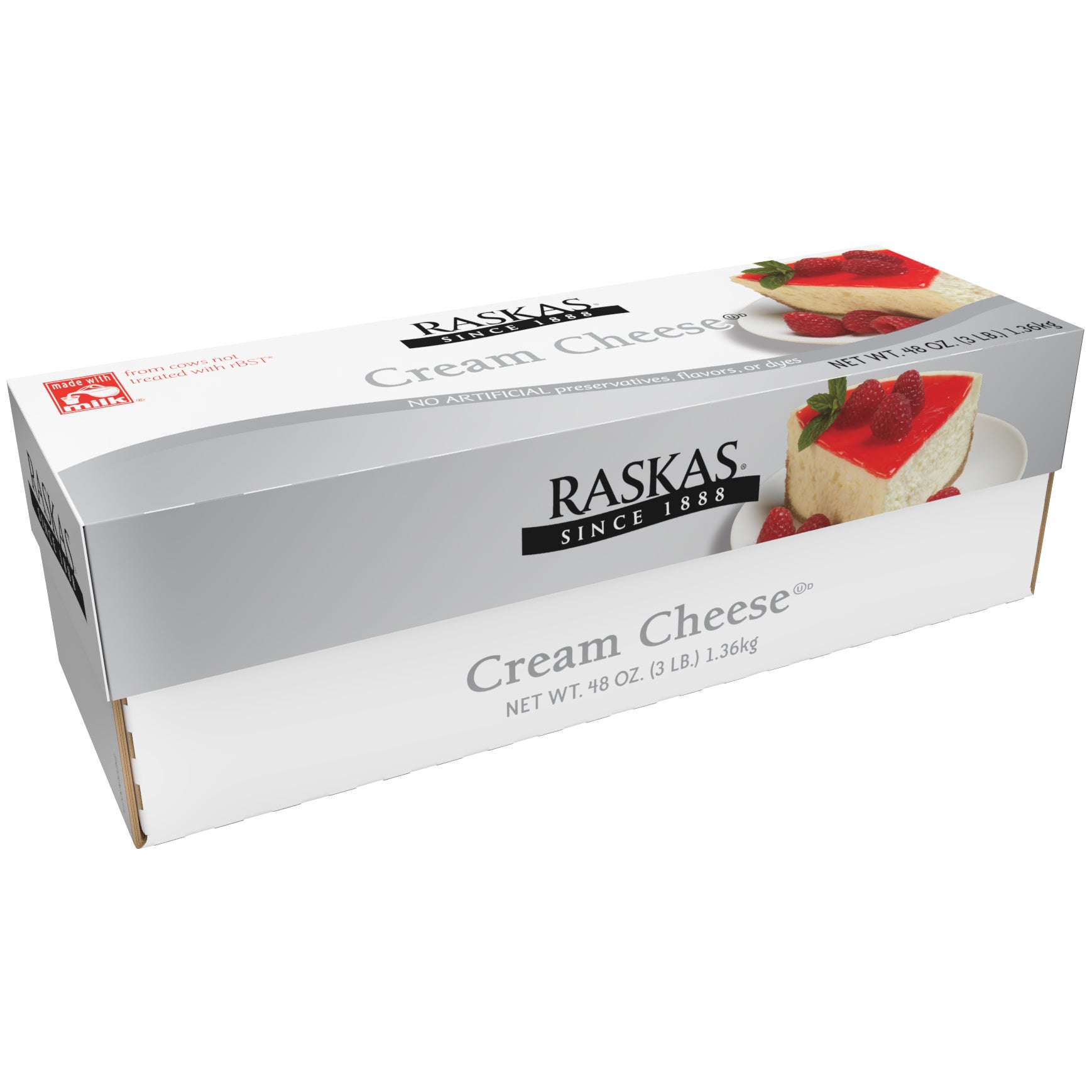 **Raskas** Cream Cheese, 3 lbs