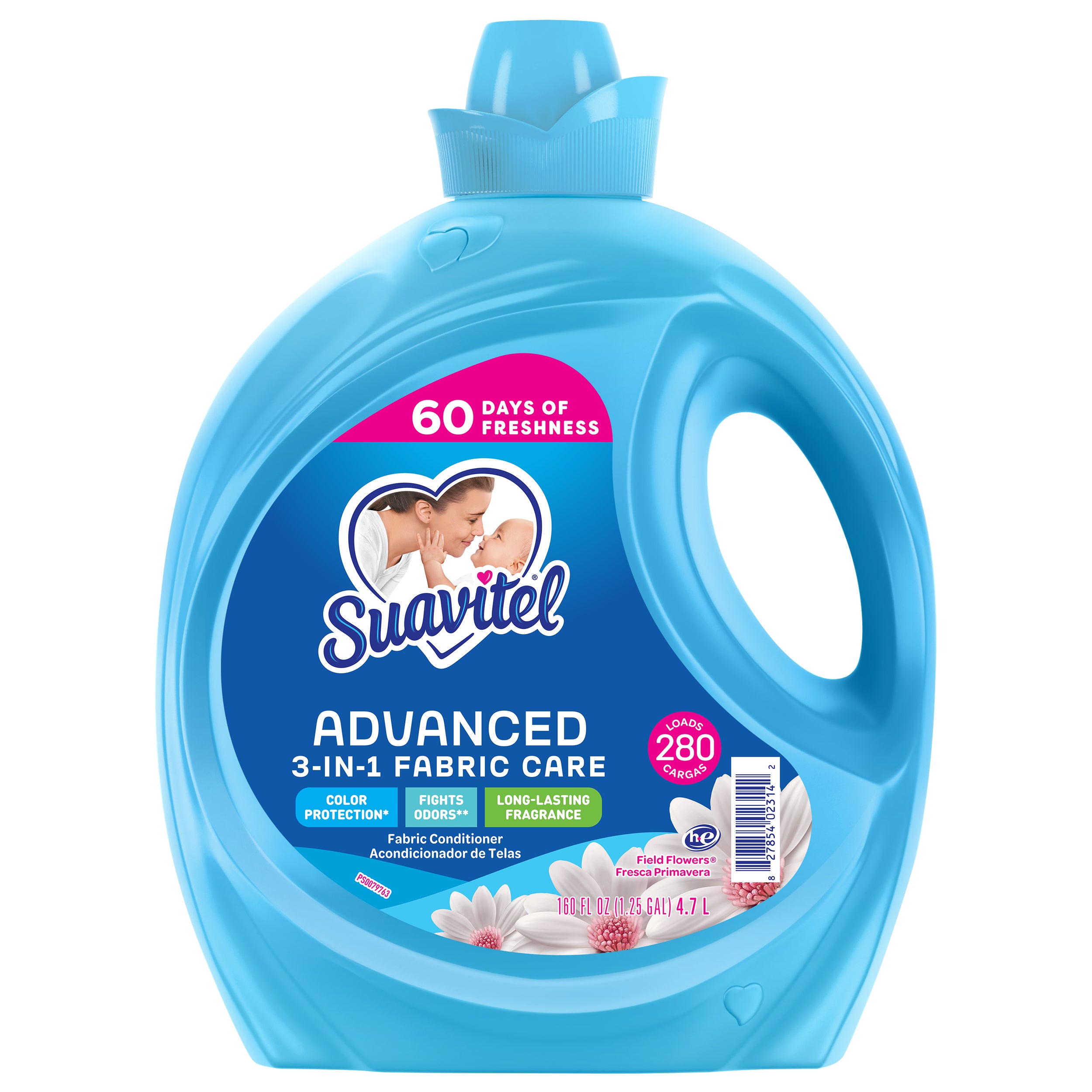 **Suavitel** Liquid Fabric Conditioner, Field Flowers Scent, 160 fl oz